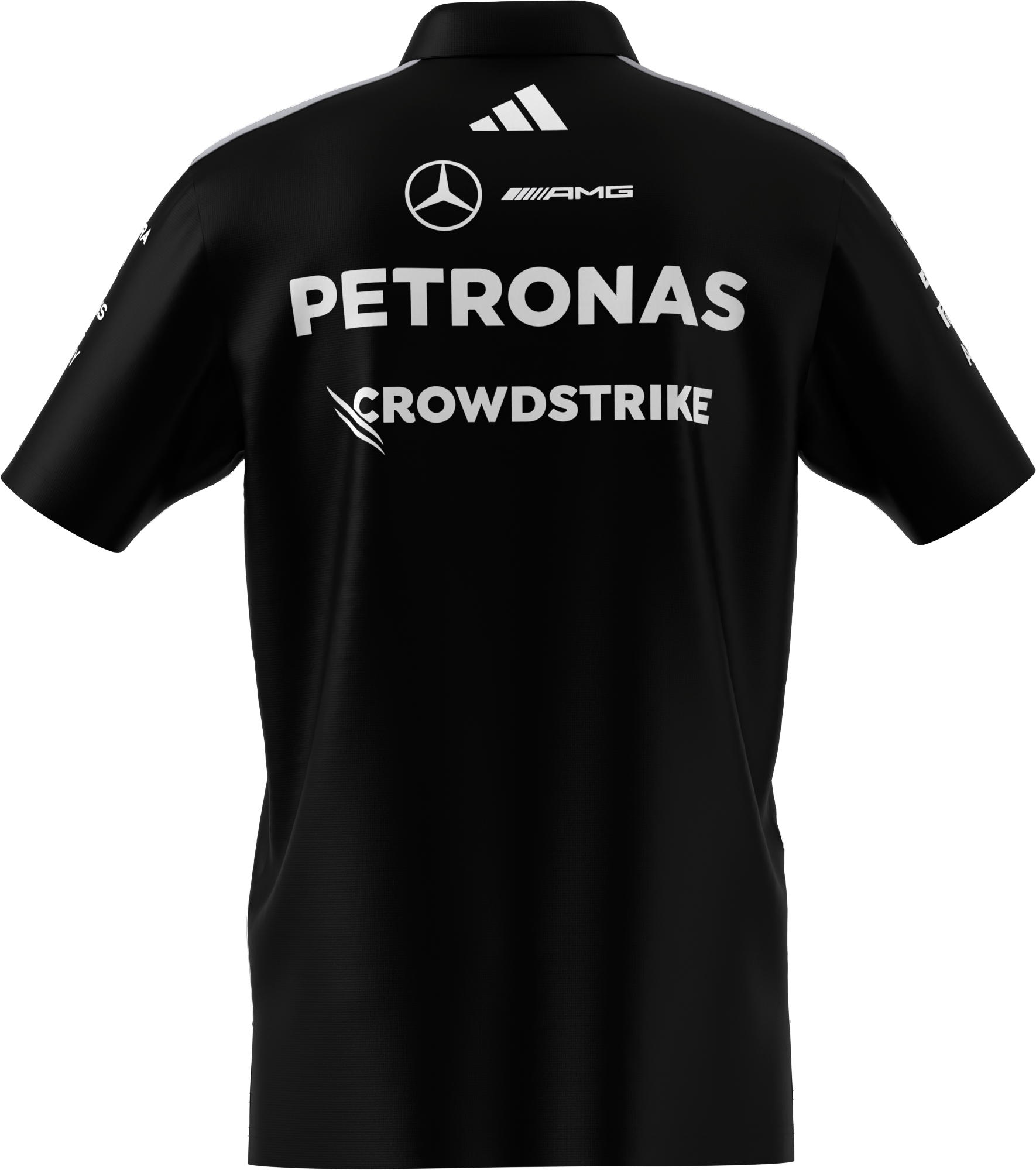 Pikétröja, herr, Team, Mercedes-AMG F1 - svart, XXL