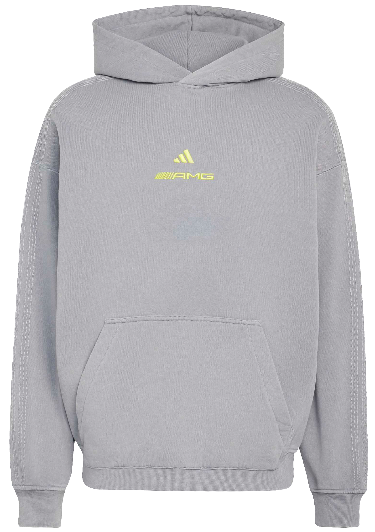 AMG sweathoodie, Unisex - ljusgrå, L