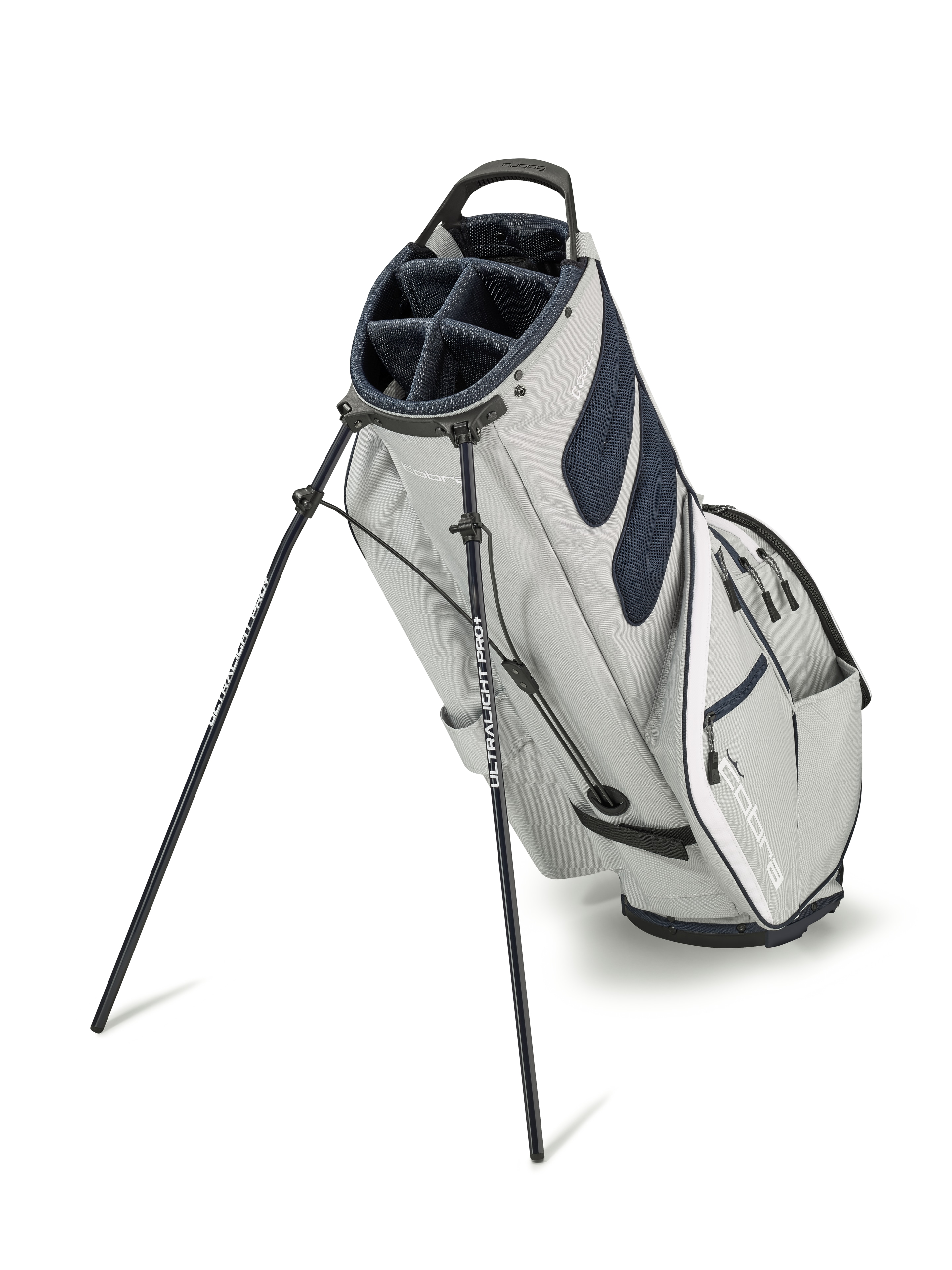 Golf bärbag, Ultralight Pro - grå / navy, Polyester