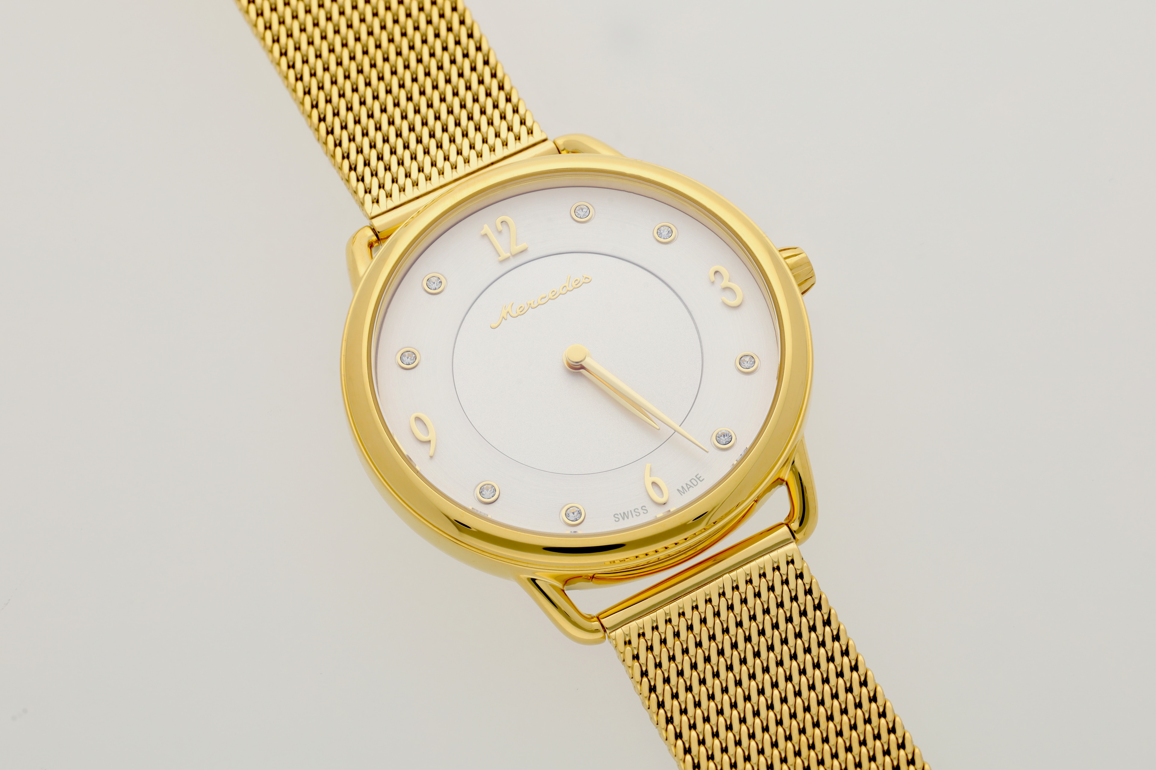 Armbandsur dam, Classic Lady - guldfärgad, Rostfritt stål