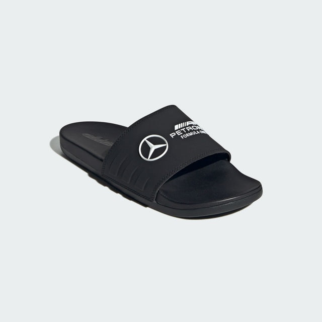 Badtofflor, Adilette comfort, Mercedes-AMG F1 - svart, 7, adidas