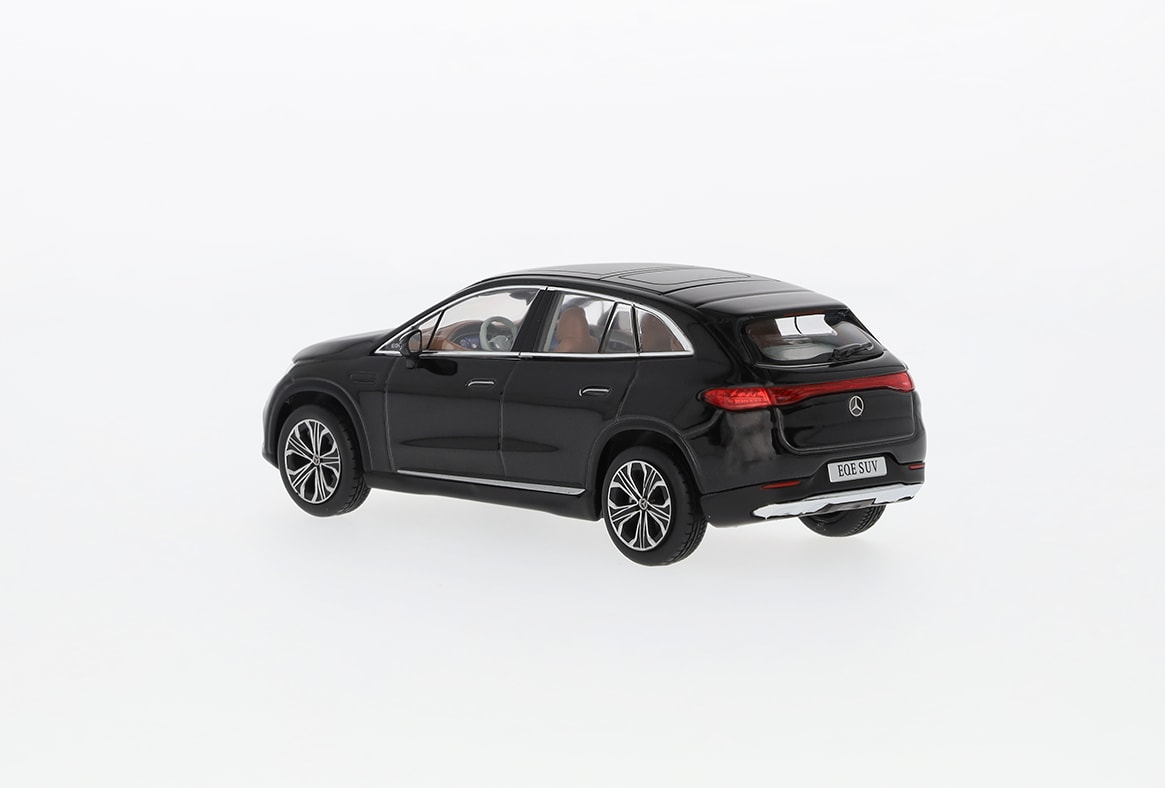 EQE Suv, Electric Art Line, X294 - obsidiansvart, Minimax, 1:43