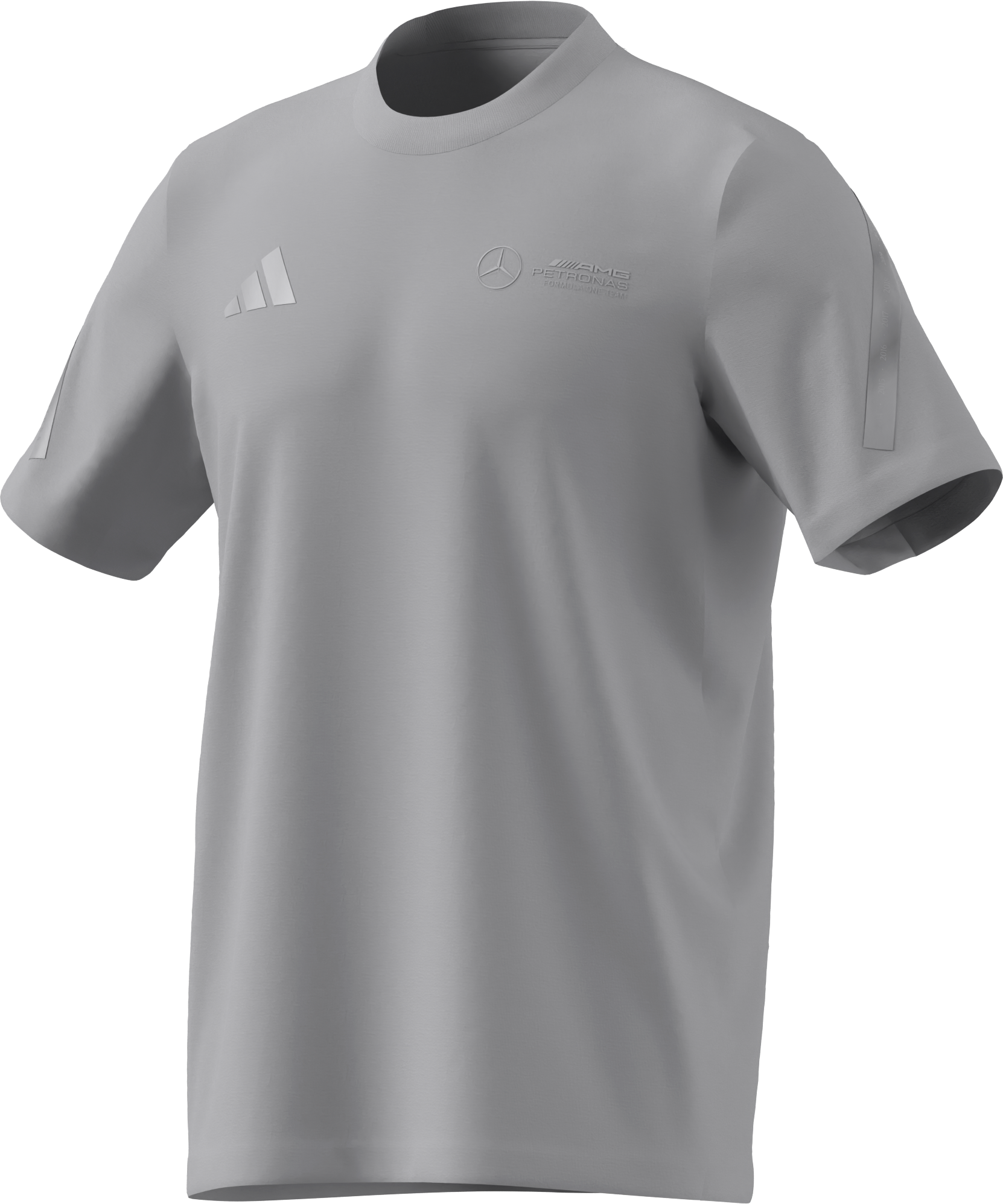 T-shirt herrar, Mercedes-AMG F1, Special Edition Silverstone 2025 - grå, XS