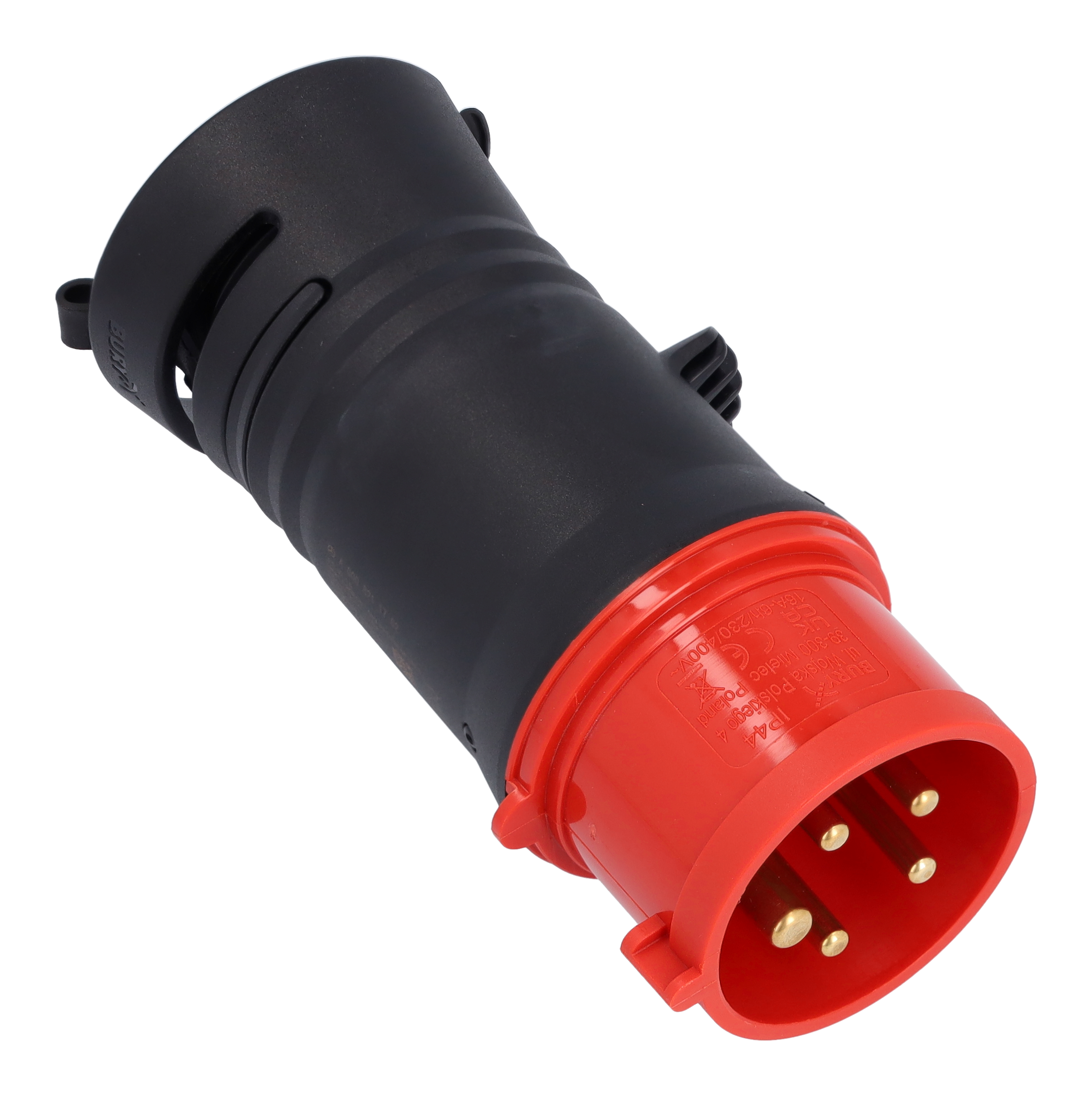 Flexibelt laddningssystem Pro, Adapter, CEE 16/3-fas - Plast, svart, Vänsterstyrda/högerstyrda bilar