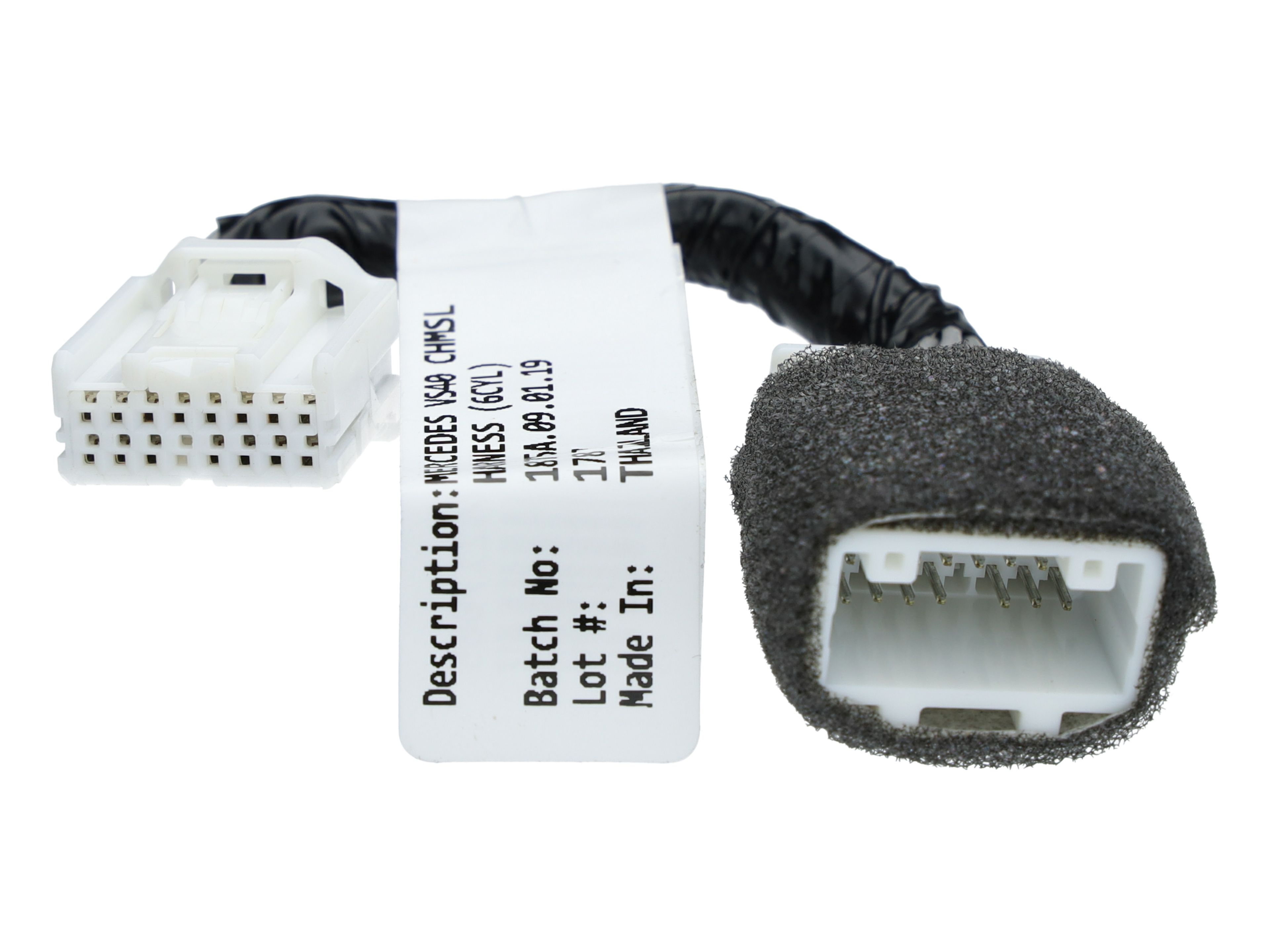Adapterkabel, för extra bromslykta, V6-cylinder - svart