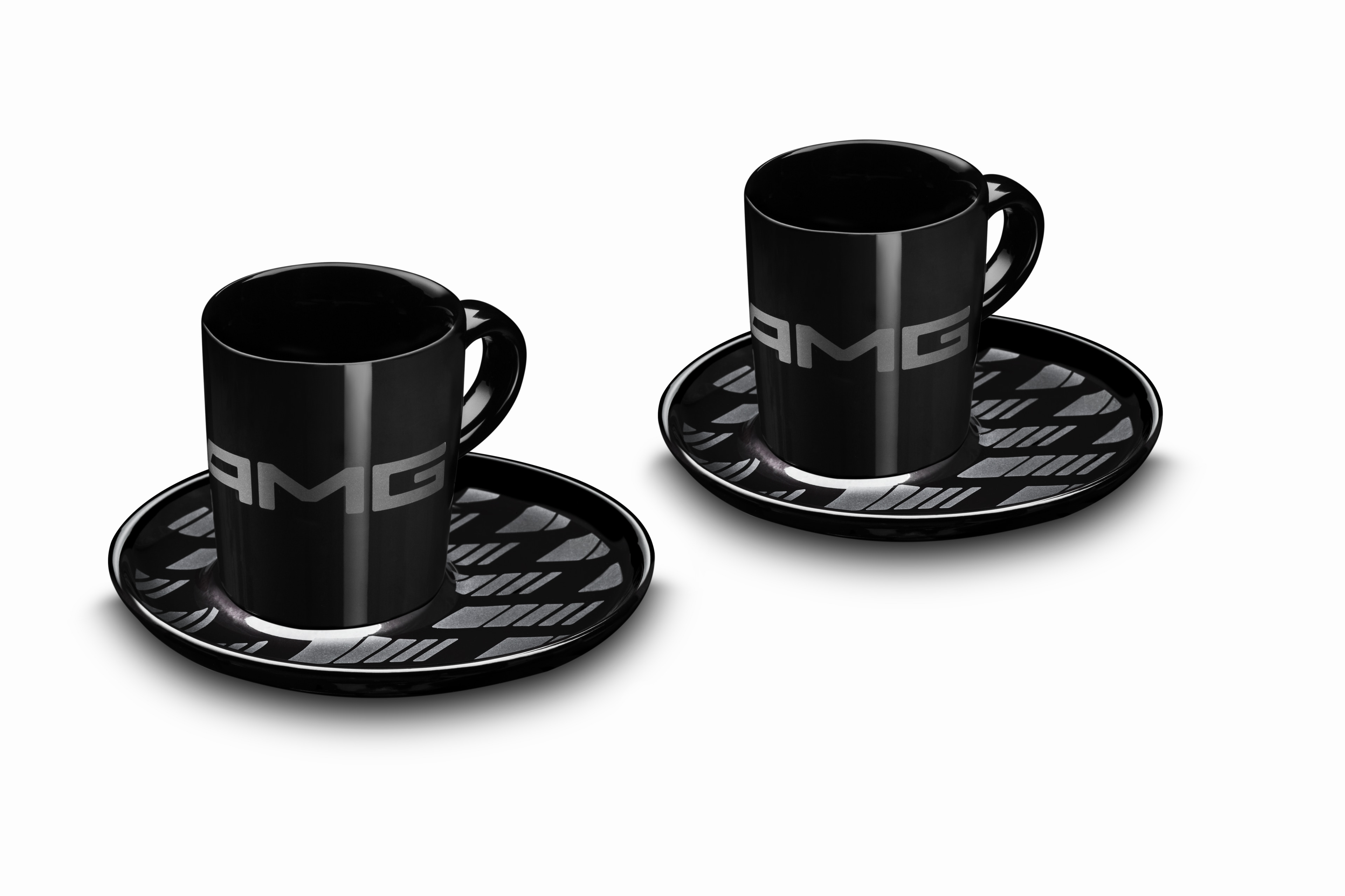 AMG espressokoppar, 2-pack - svart, Porslin, 80 ml, Kahla