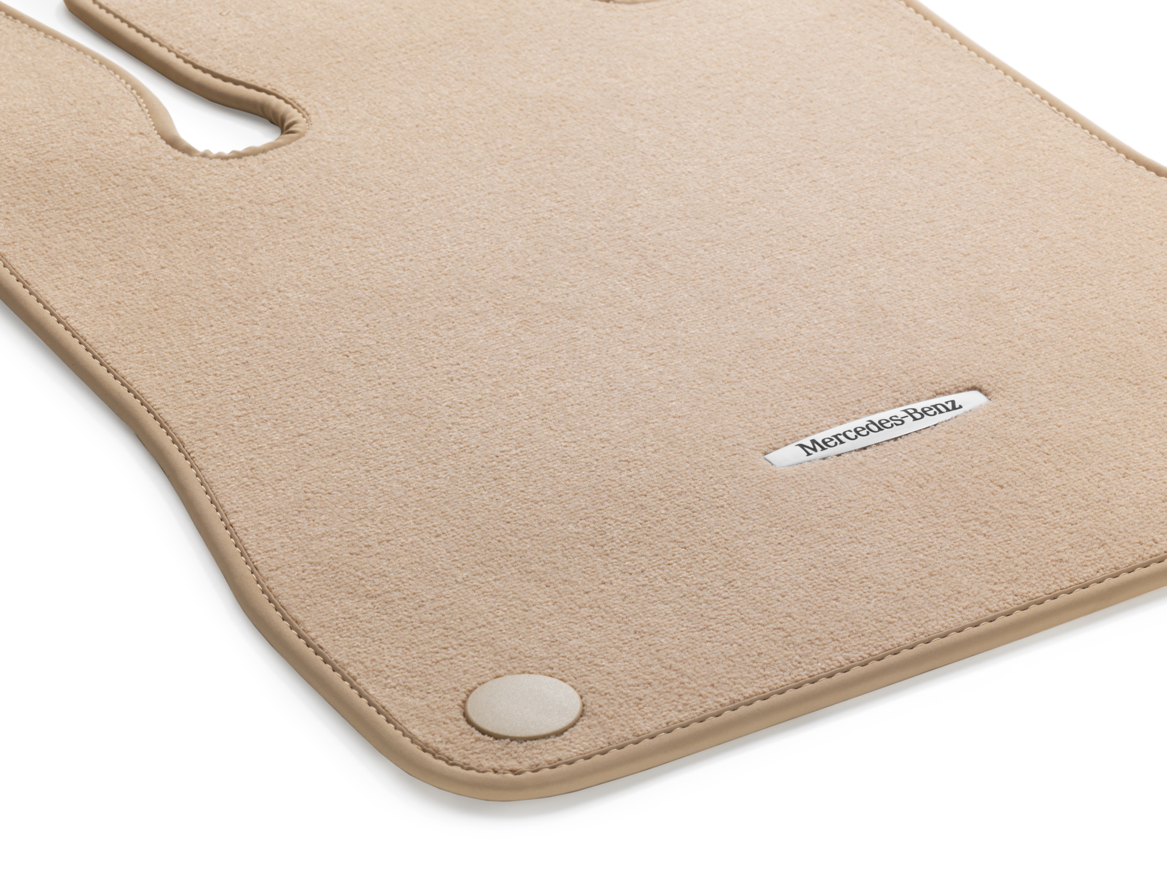 Bilmattor CLASSIC, Set, 2-delad - Högerstyrda bilar, ingefärsbeige