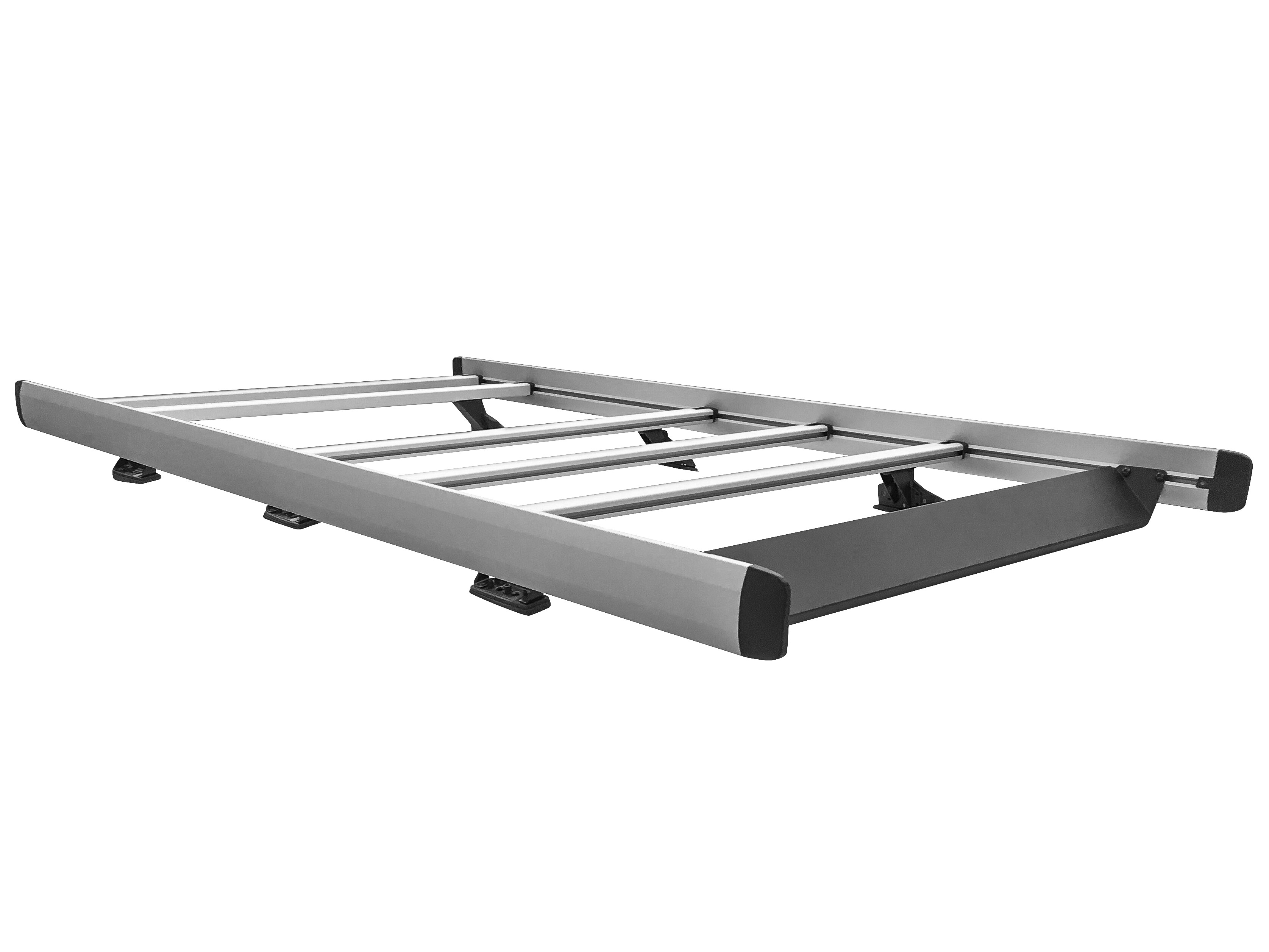 Lastkorg, kompakt, med laddrulle, för längden L1 - Aluminium / Stål, svart-silver, Lack