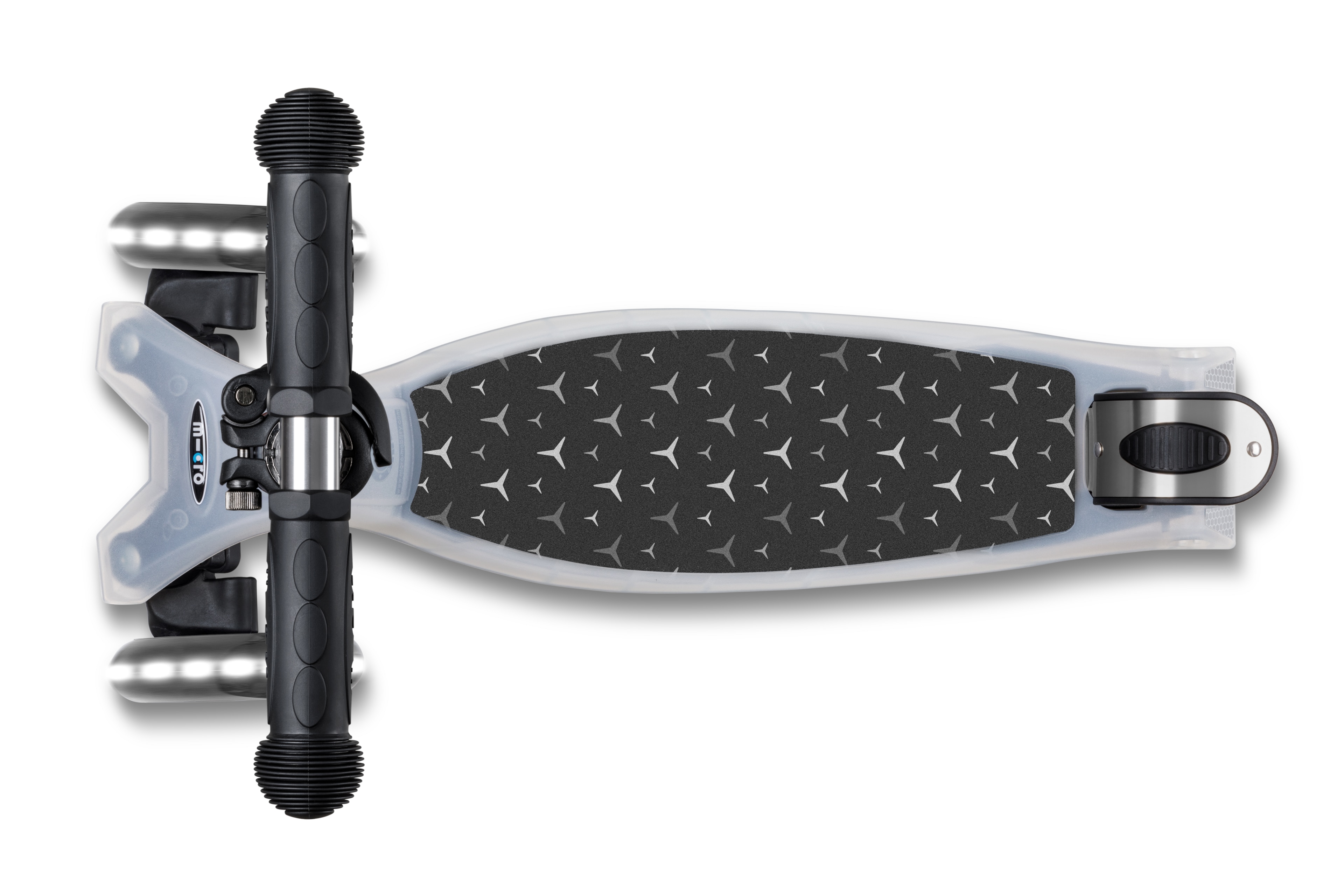 Sparkcykel barn, Maxi deluxe Flux - neokrom svart, Aluminium / Plast, Micro Mobility
