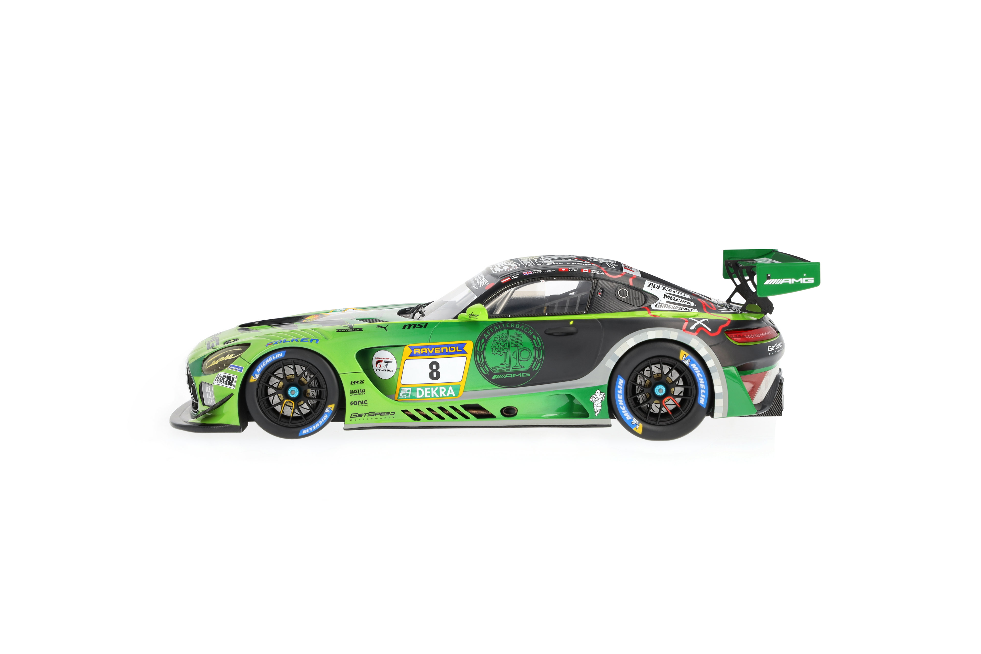 Mercedes-AMG GT3, ADAC RAVENOL 24h Nürburgring 2024, C190 - green ljus magno, Minimax, 1:18