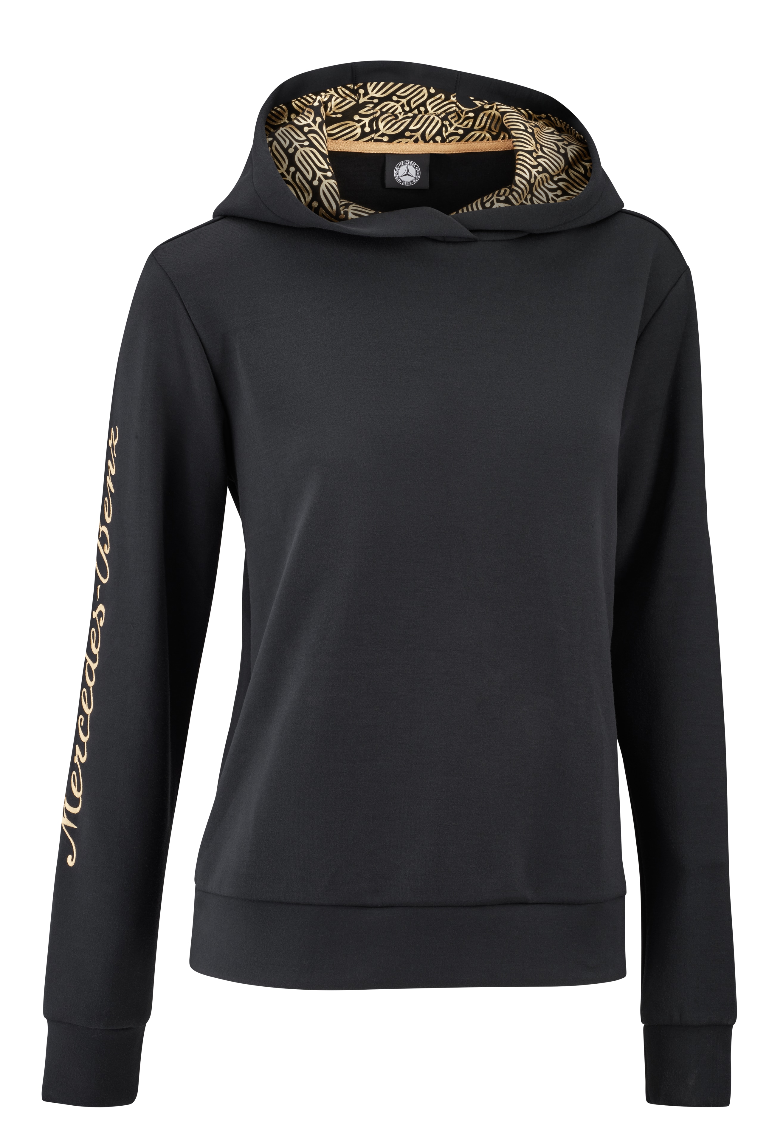 Sweathoodie damer - svart, XS