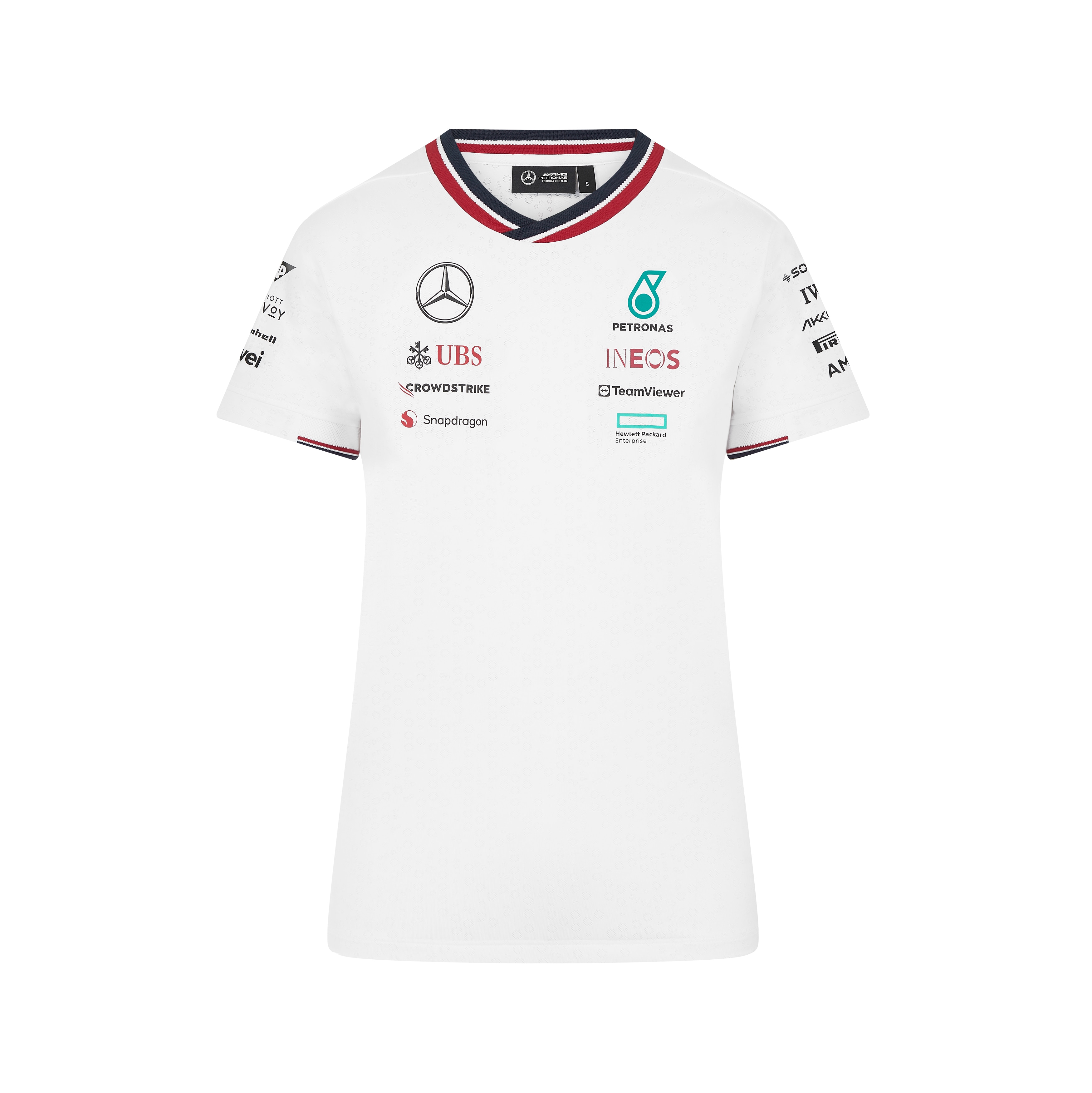 T-shirt dam, Förare, Mercedes-AMG F1 - vit, S