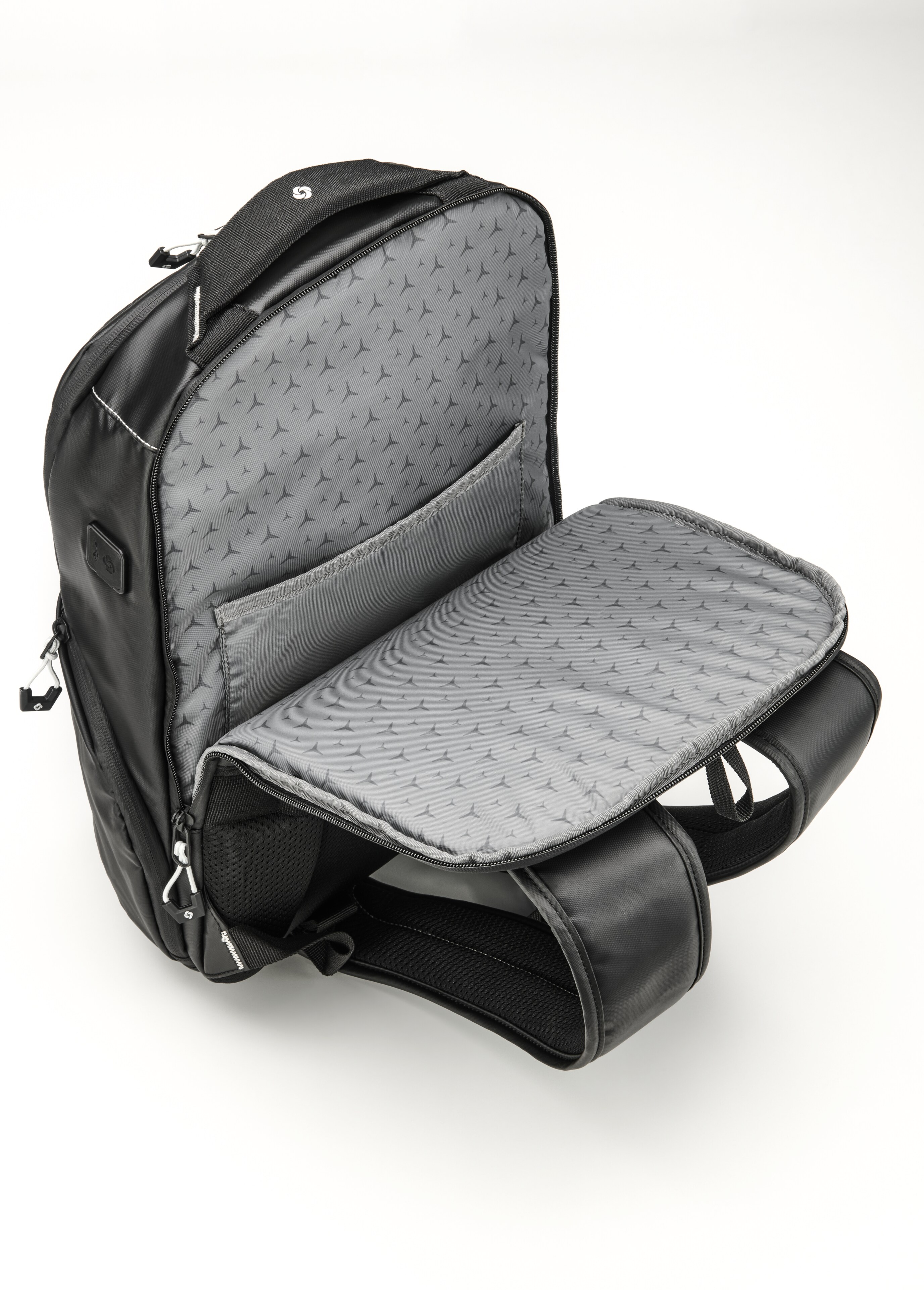 Ryggsäck - svart, Polyamid (återvunnen) / Polyester, Samsonite