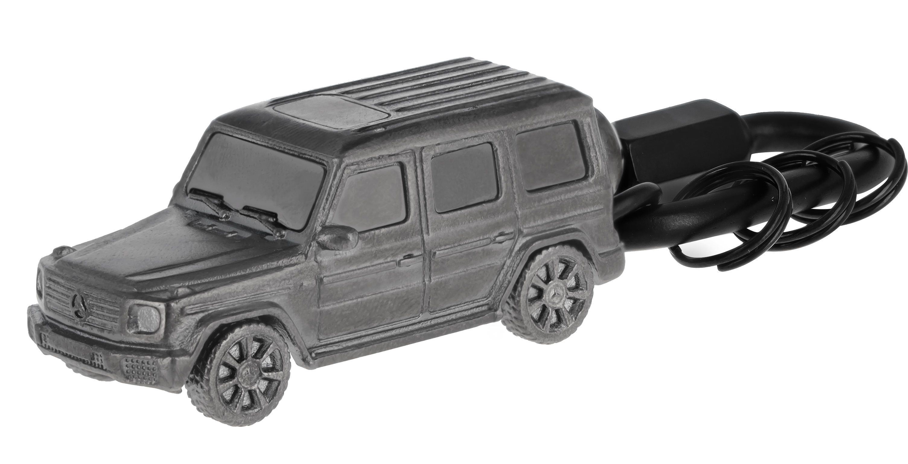 Nyckelringar, G-Class - antracit / svart, Pressgjuten zink / Rostfritt stål, PVD-belagd