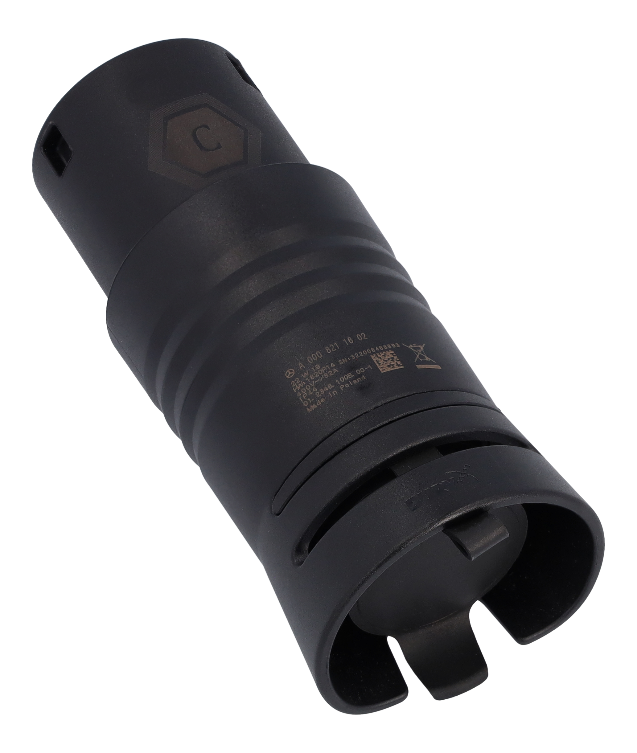 Flexibelt laddningssystem Pro, Adapter, Typ 2 - Plast, svart, Vänsterstyrda/högerstyrda bilar