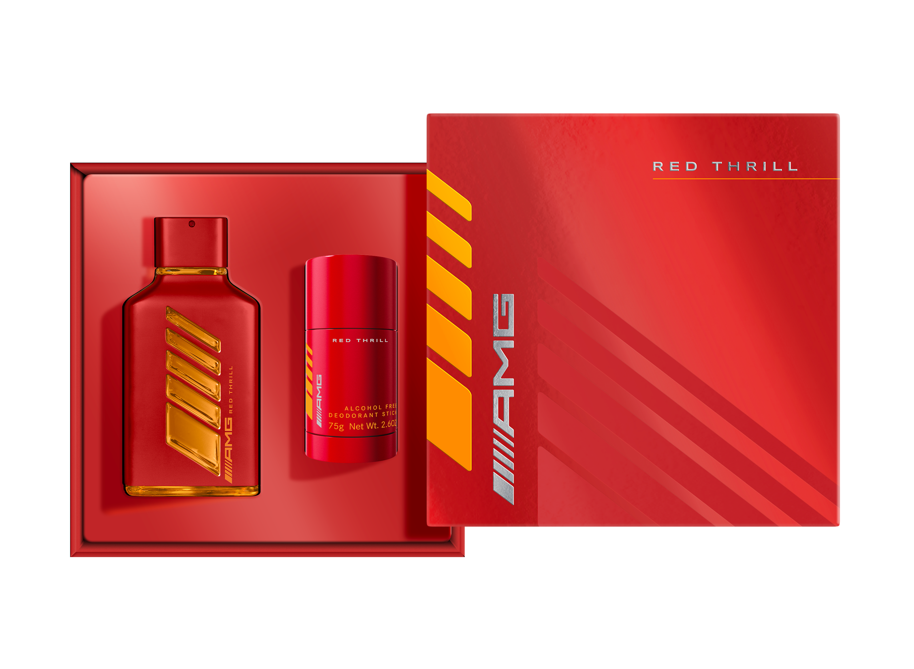 Presentset AMG Red Thrill, EdP - för herrar, INCC, 100 ml
