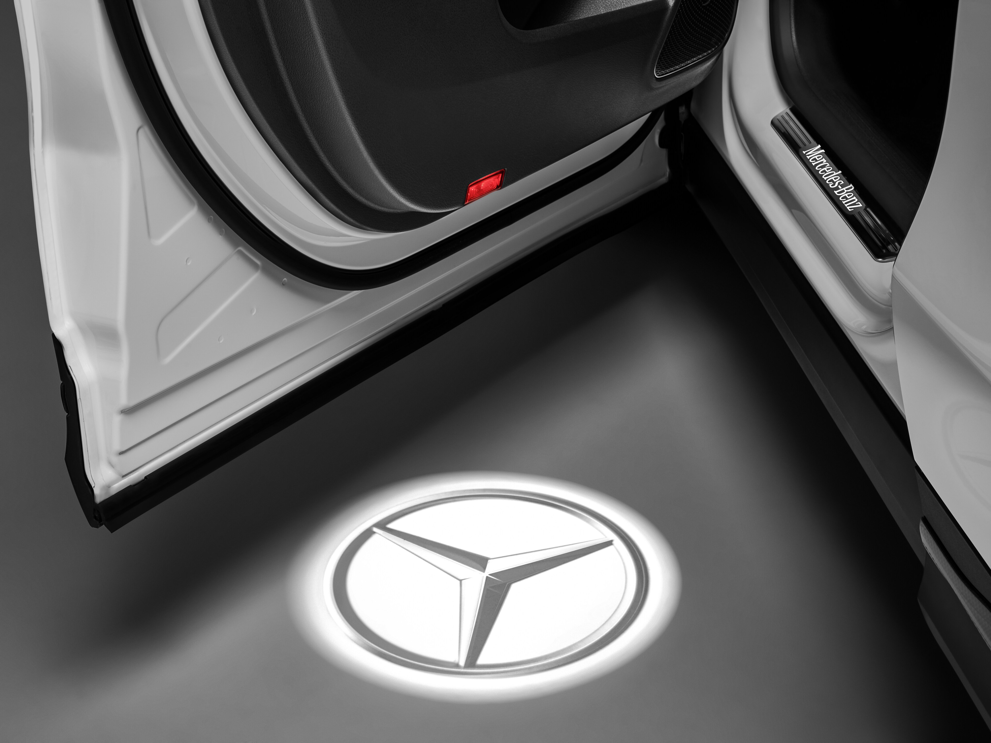 LED-logoprojektor, Mercedes-stjärna - 1 set