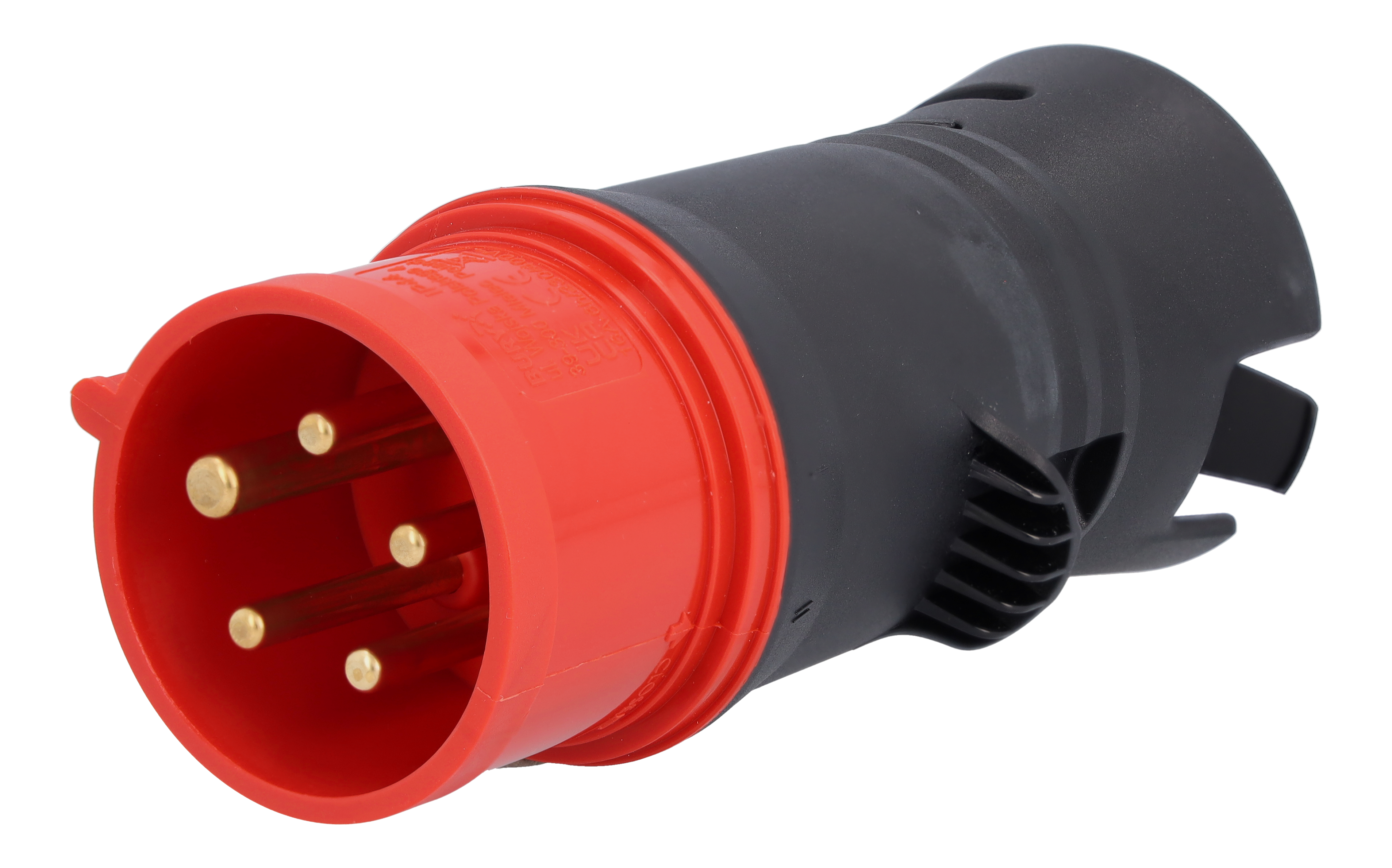 Flexibelt laddningssystem Pro, Adapter, CEE 16/3-fas - Plast, svart, Vänsterstyrda/högerstyrda bilar