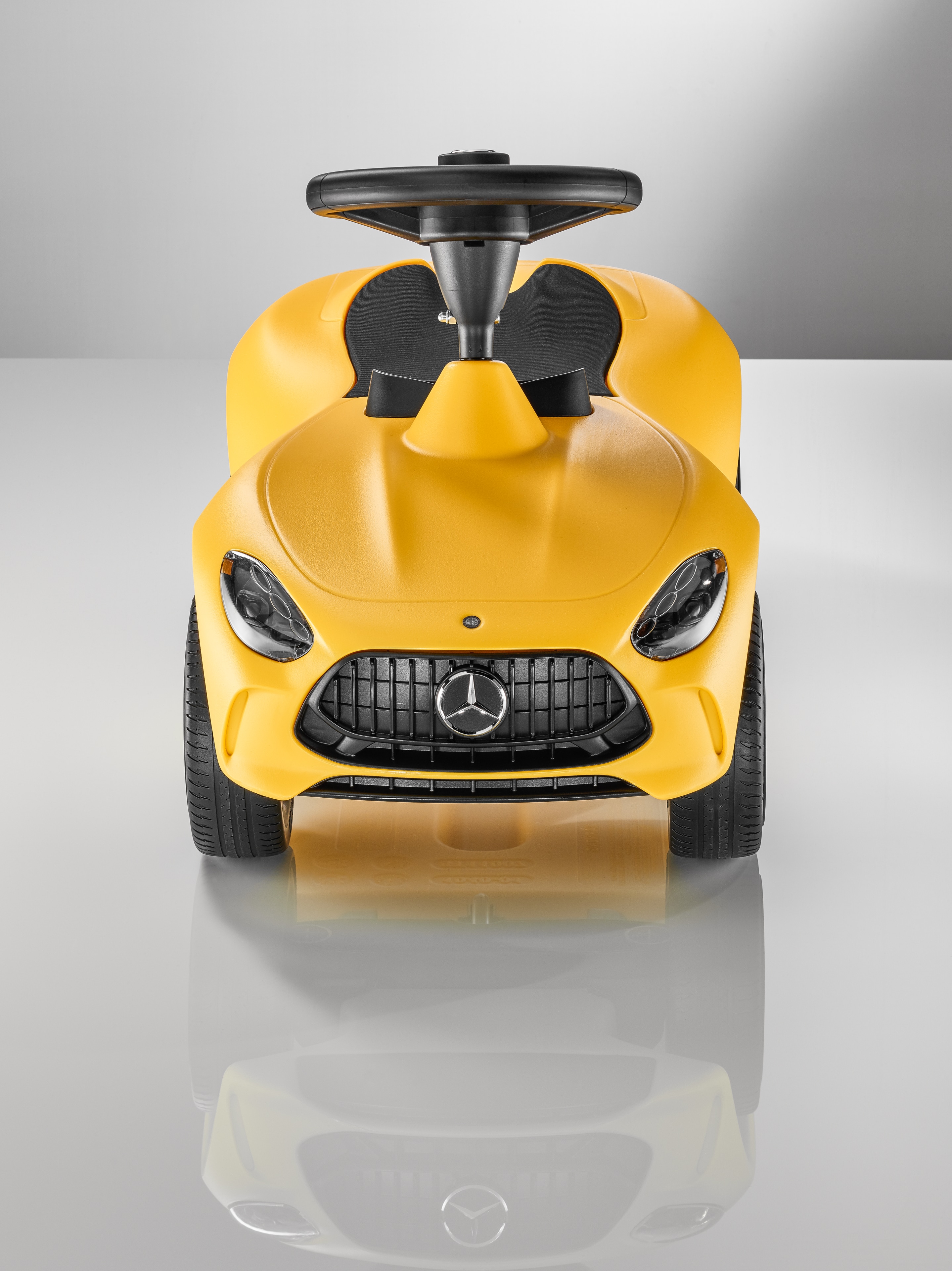 Gåbil Bobby-AMG GT - solgul, BIG