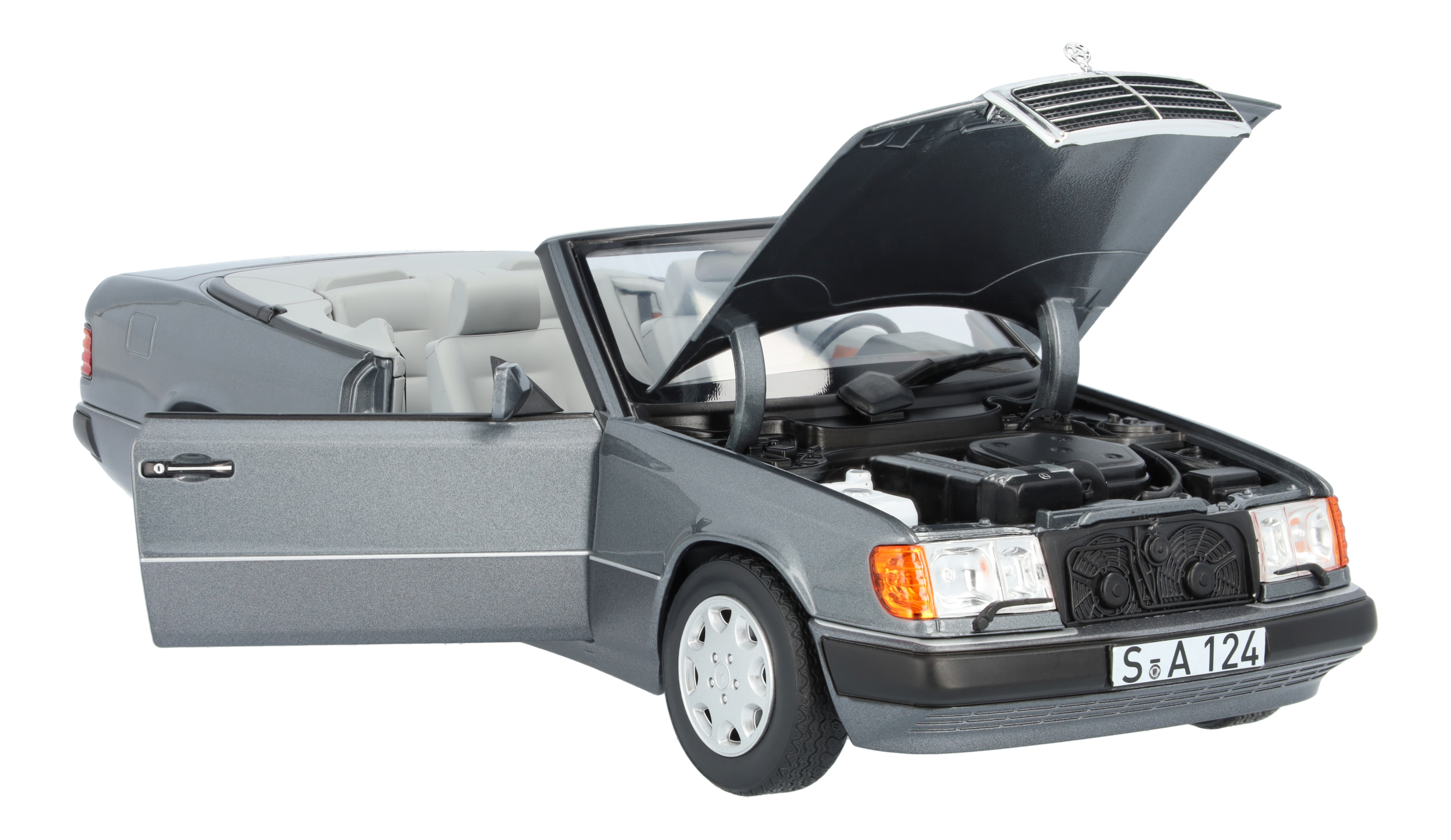 300 CE-24 Cabriolet A 124 (1991–1993), 300 CE-24 Cabriolet A124 (1992-1993) - pärlemogrå, Norev, 1:18