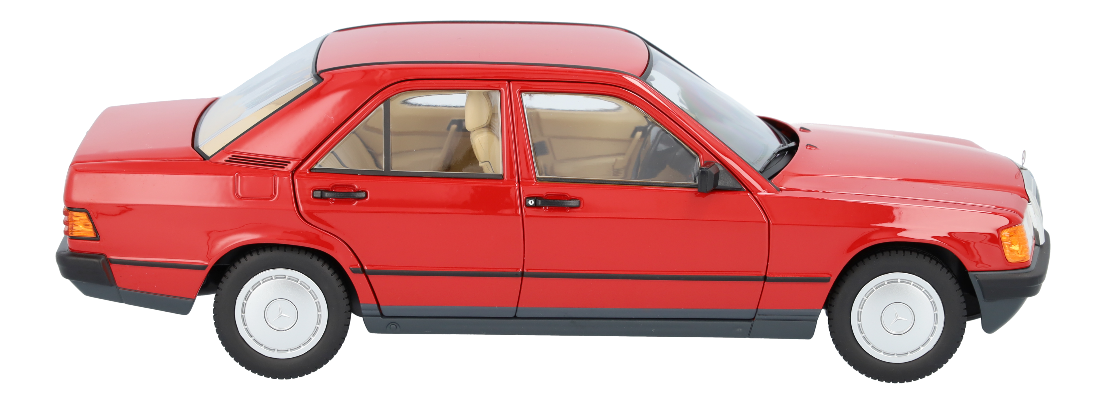 190 E W 201 (1982–1988) - röd, Norev, 1:18