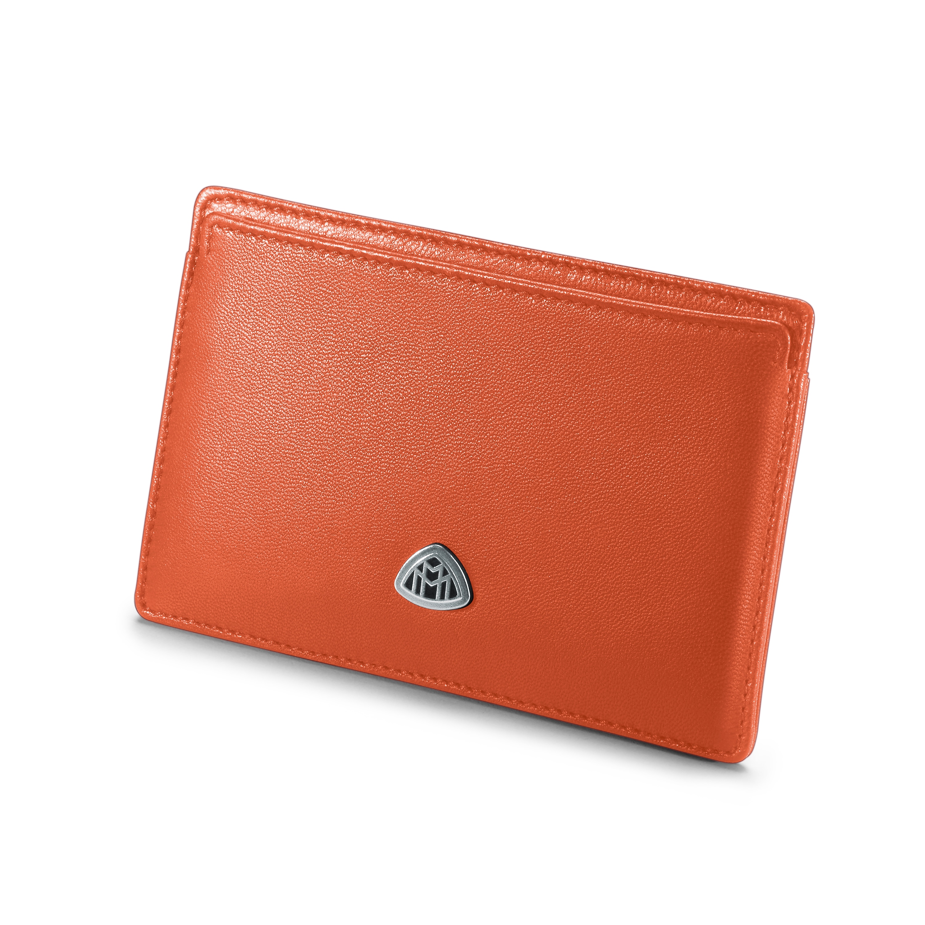 Kreditkortsetui, Mercedes-Maybach - orange, Läder
