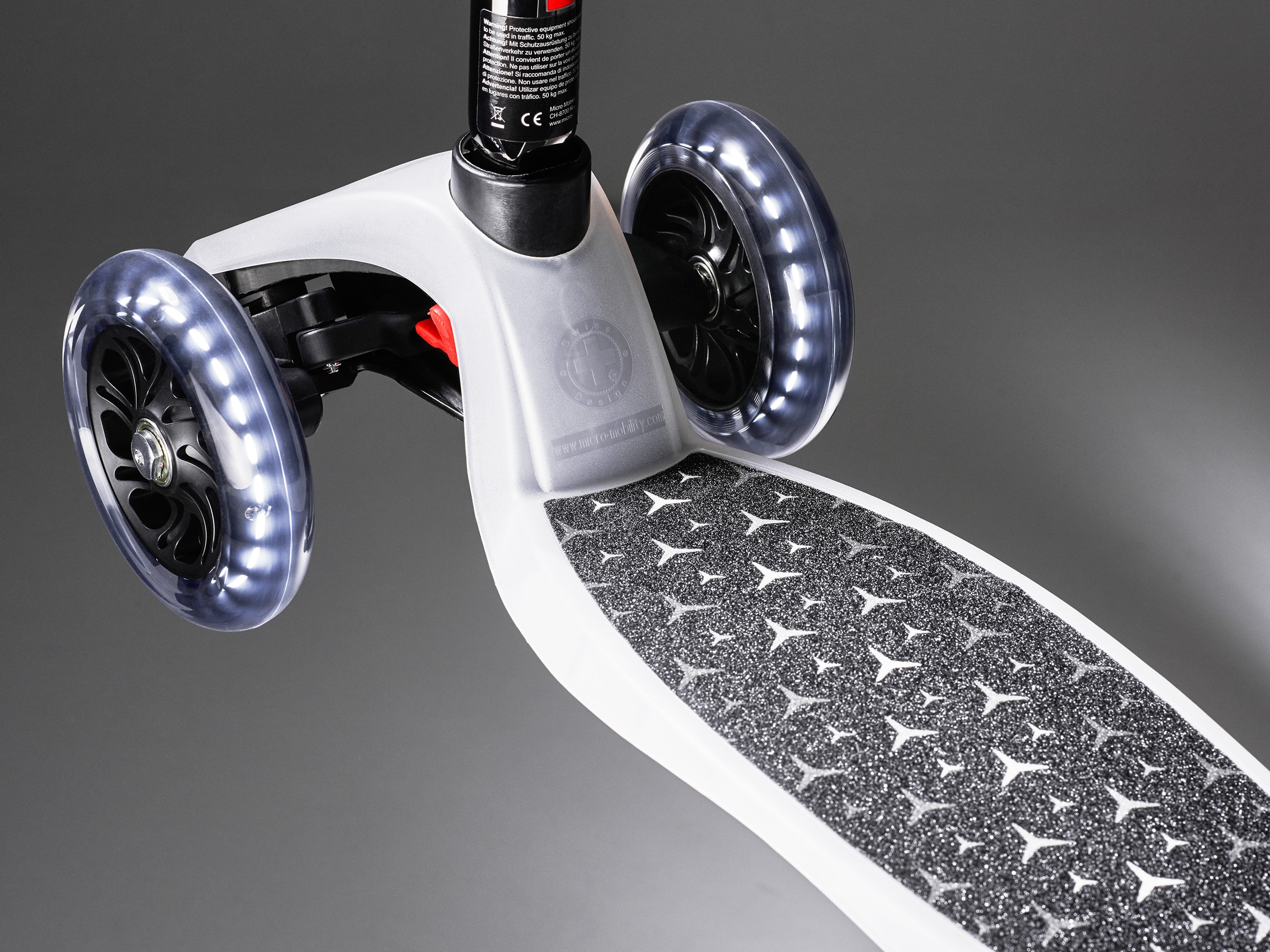 Sparkcykel barn, Maxi deluxe Flux - neokrom svart, Aluminium / Plast, Micro Mobility