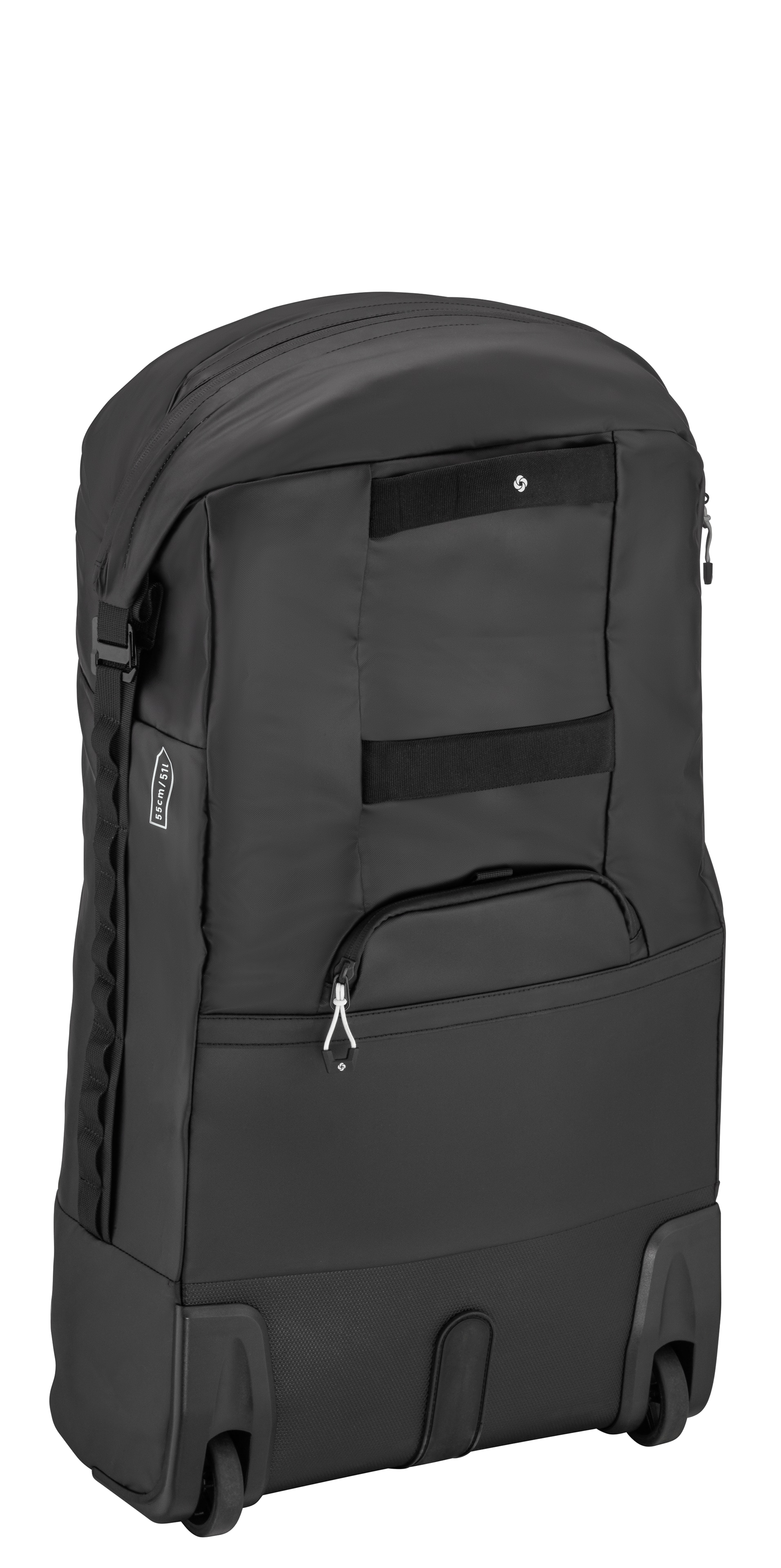 Rullväska, vikbar - svart, Polyamid (återvunnen) / Polyester, Samsonite