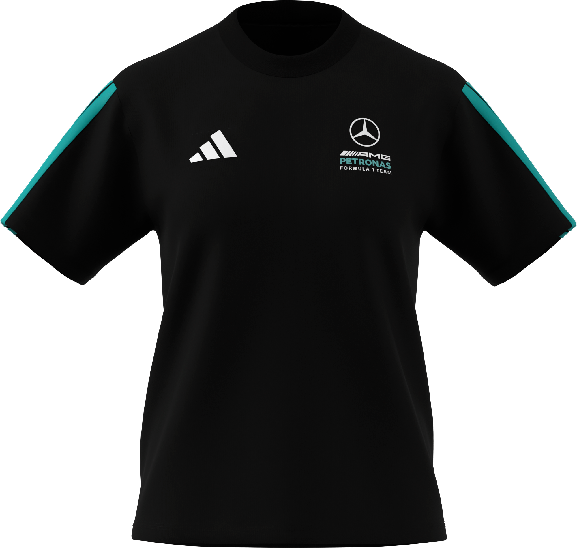 T-shirt dam, Mercedes-AMG F1 - svart, M