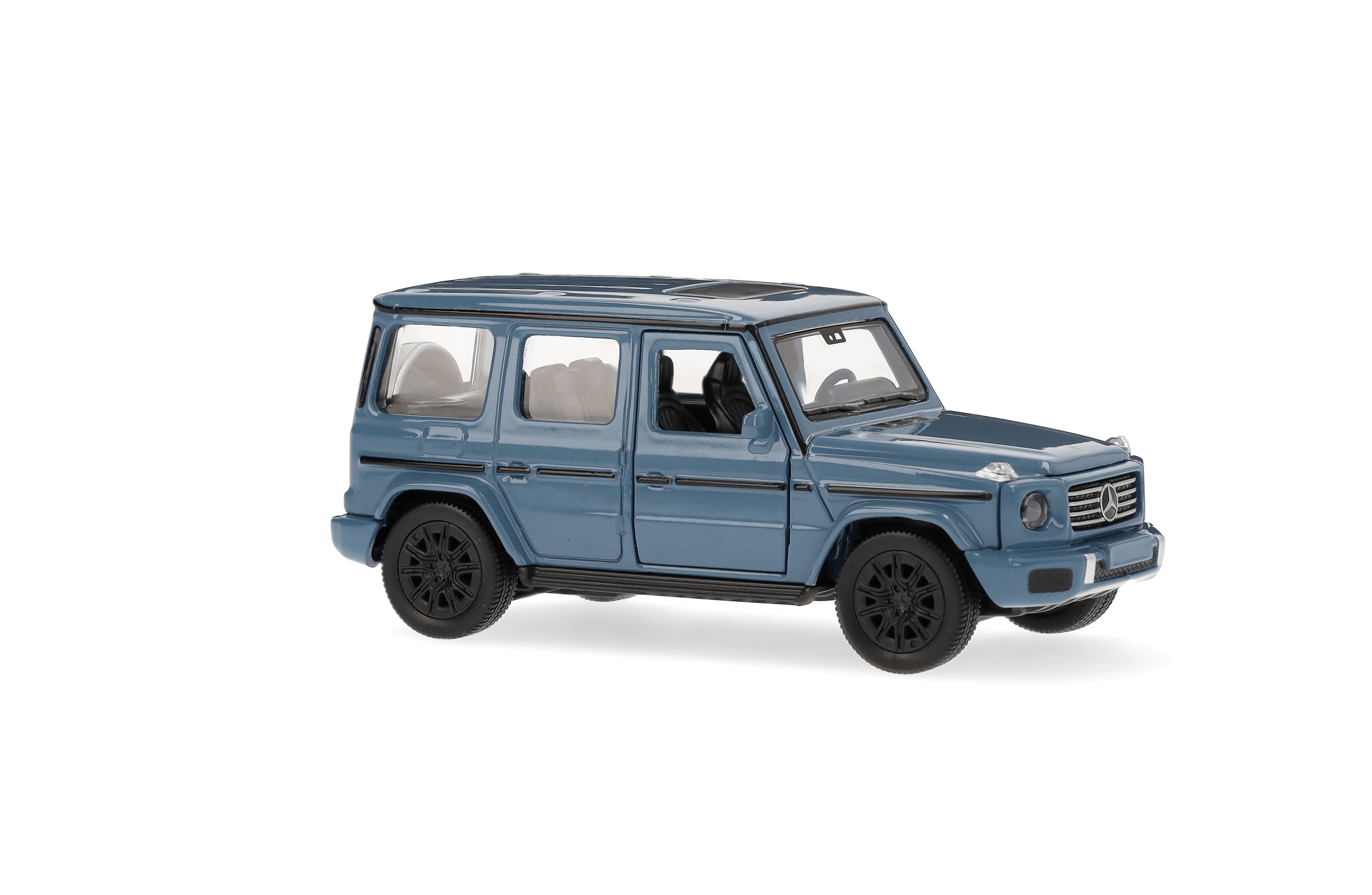 G-Class, Terrängbil, W465, Pullback - MANUFAKTUR vintageblå uni, Heinrich Bauer, 1:43