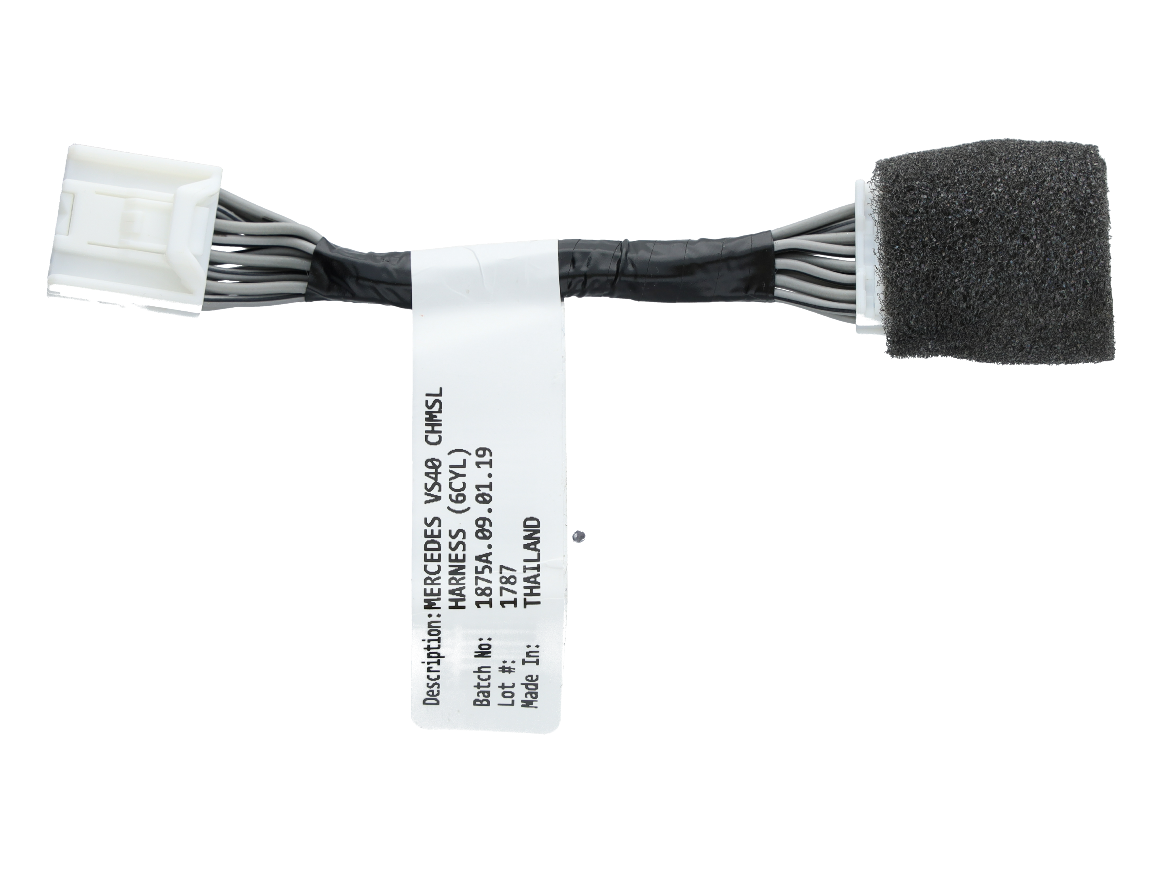 Adapterkabel, för extra bromslykta, V6-cylinder - svart