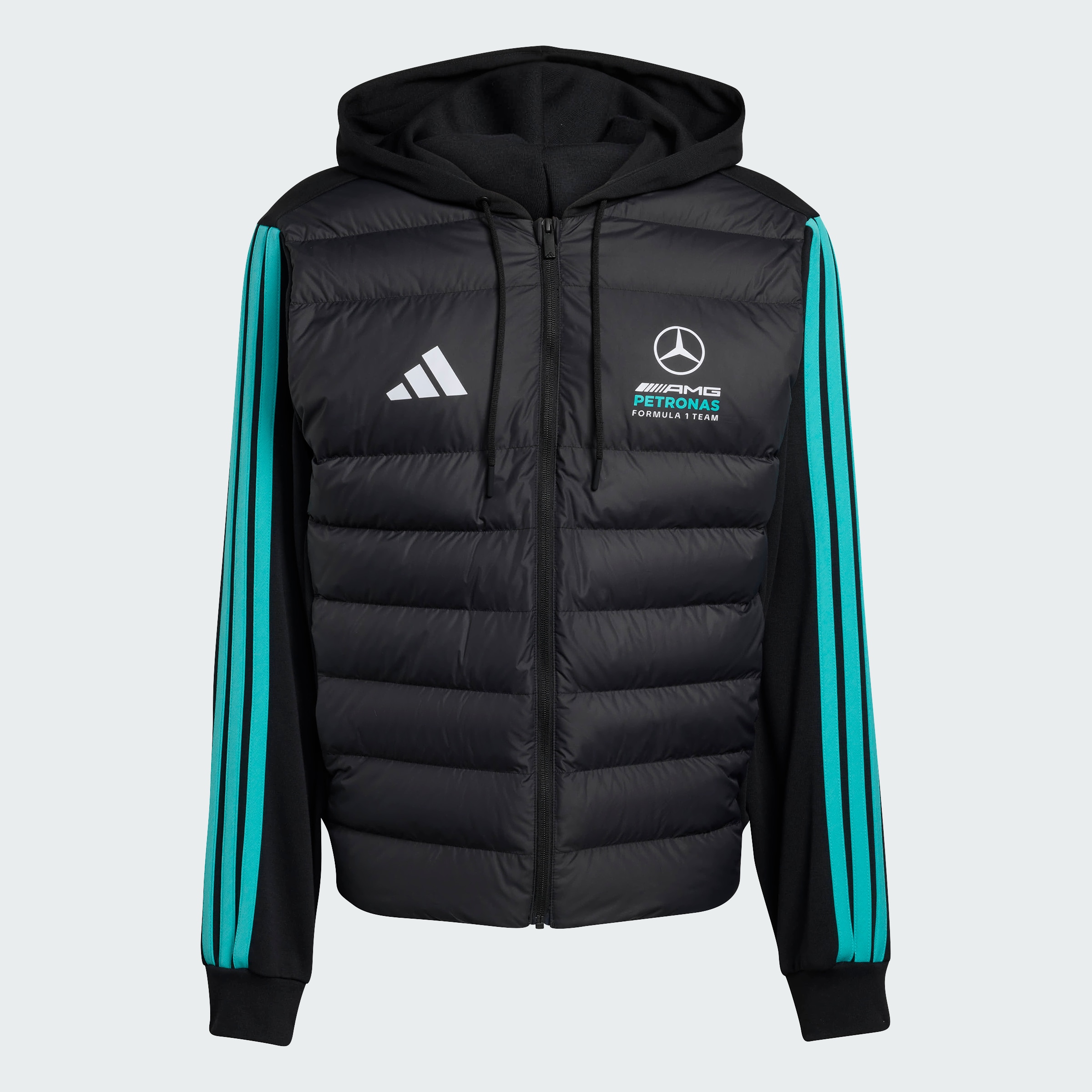 Hybridjacka, herr, Mercedes-AMG F1 - svart, XL