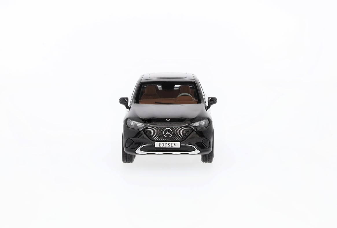 EQE Suv, Electric Art Line, X294 - obsidiansvart, Minimax, 1:43