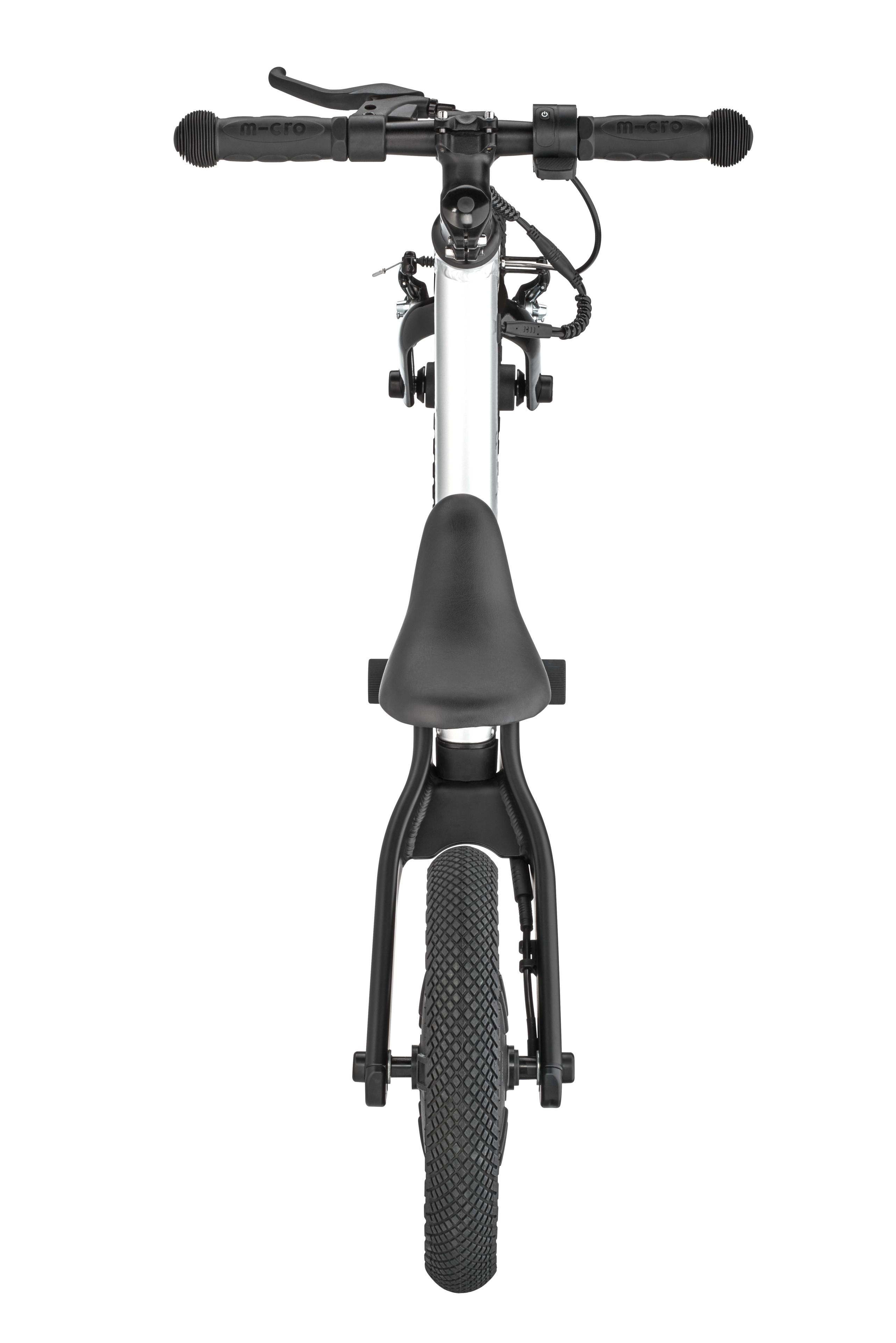 Springcykel barn, E-Balance - silverfärg, Aluminium, Micro Mobility