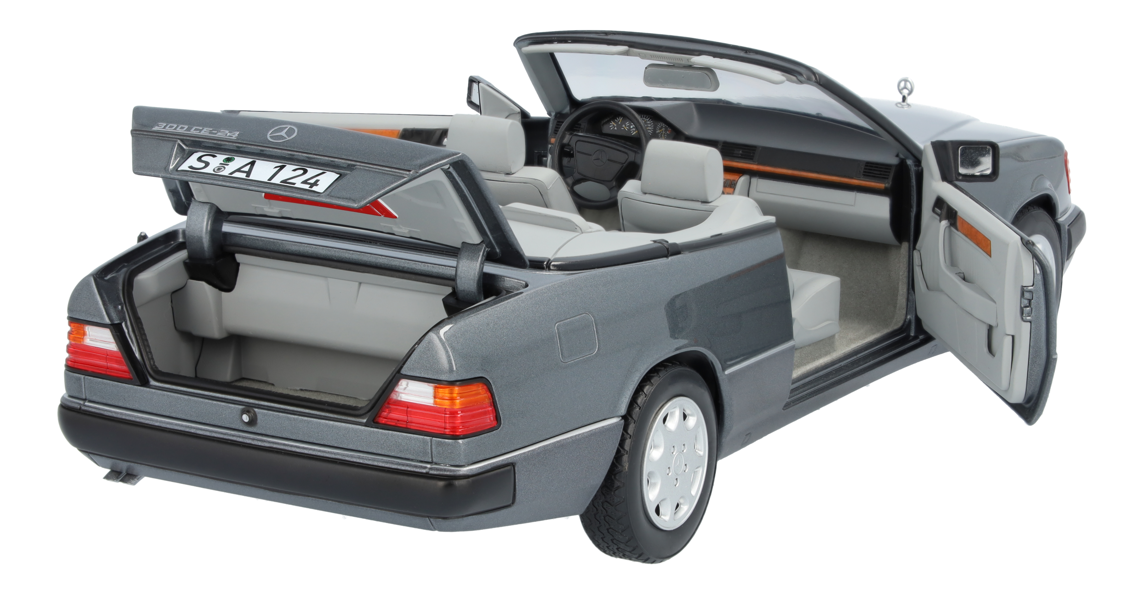 300 CE-24 Cabriolet A 124 (1991–1993), 300 CE-24 Cabriolet A124 (1992-1993) - pärlemogrå, Norev, 1:18