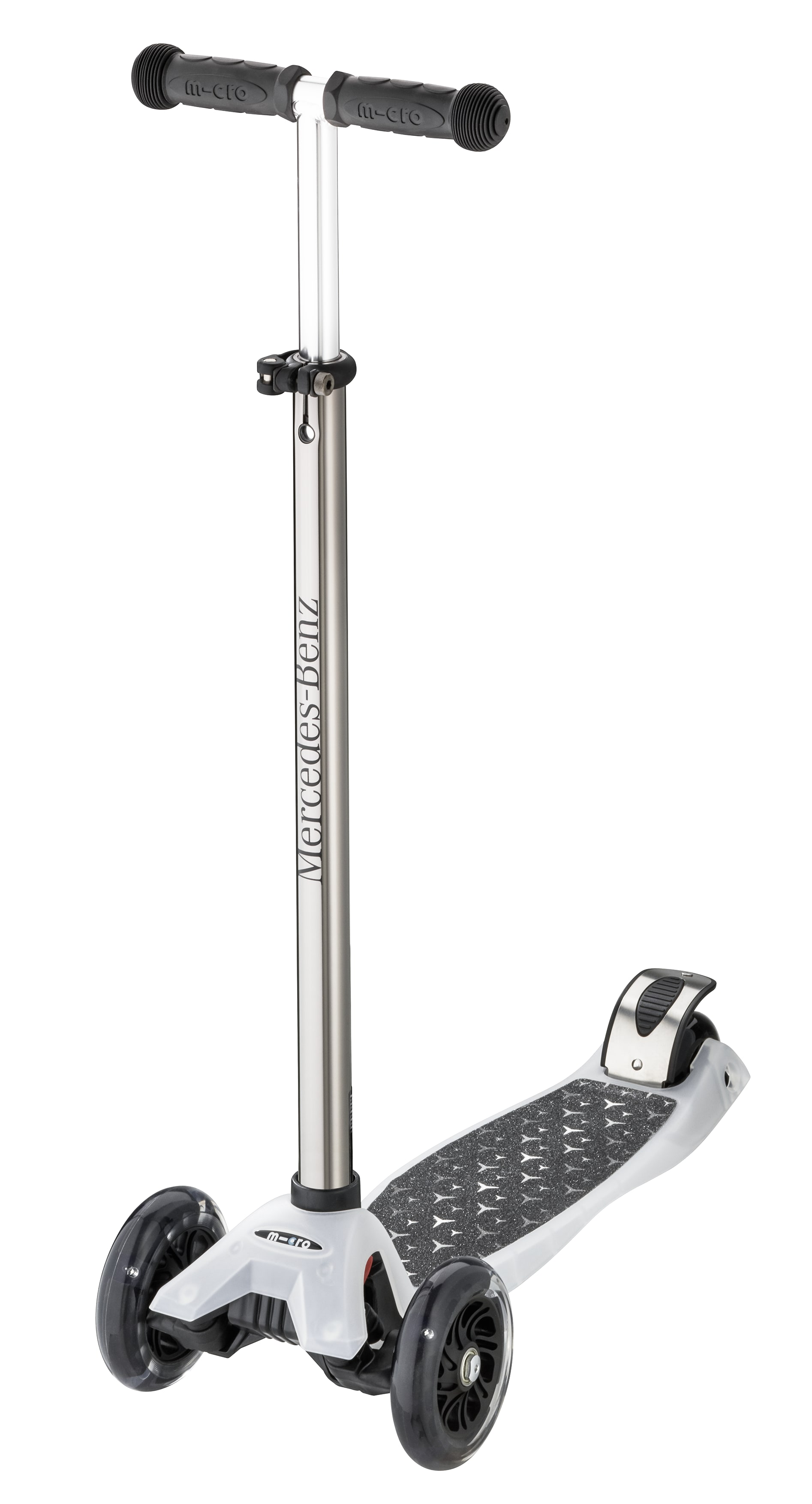 Sparkcykel barn, Maxi deluxe Flux - neokrom svart, Aluminium / Plast, Micro Mobility