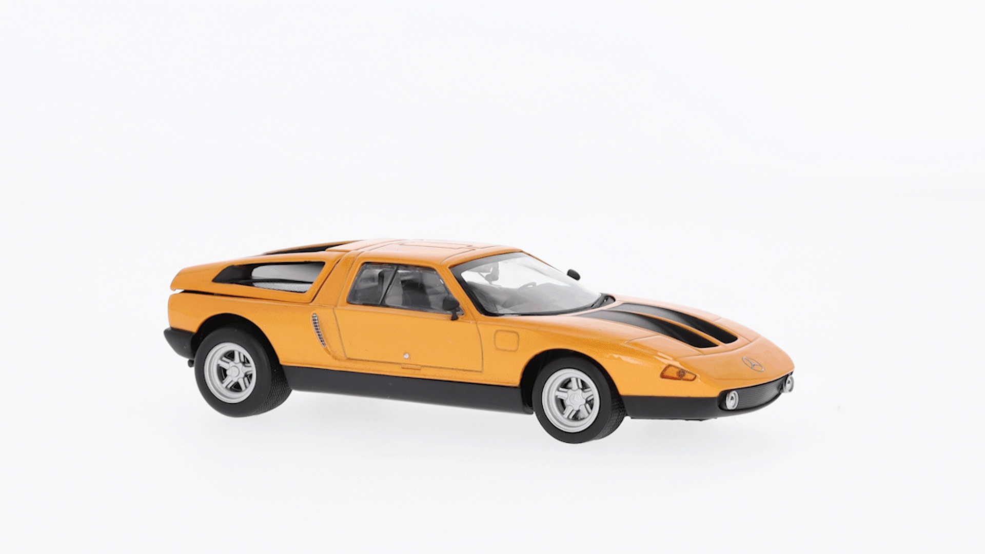 Experimentfordon C 111 / II (1970) - vithöst, Minichamps, 1:43