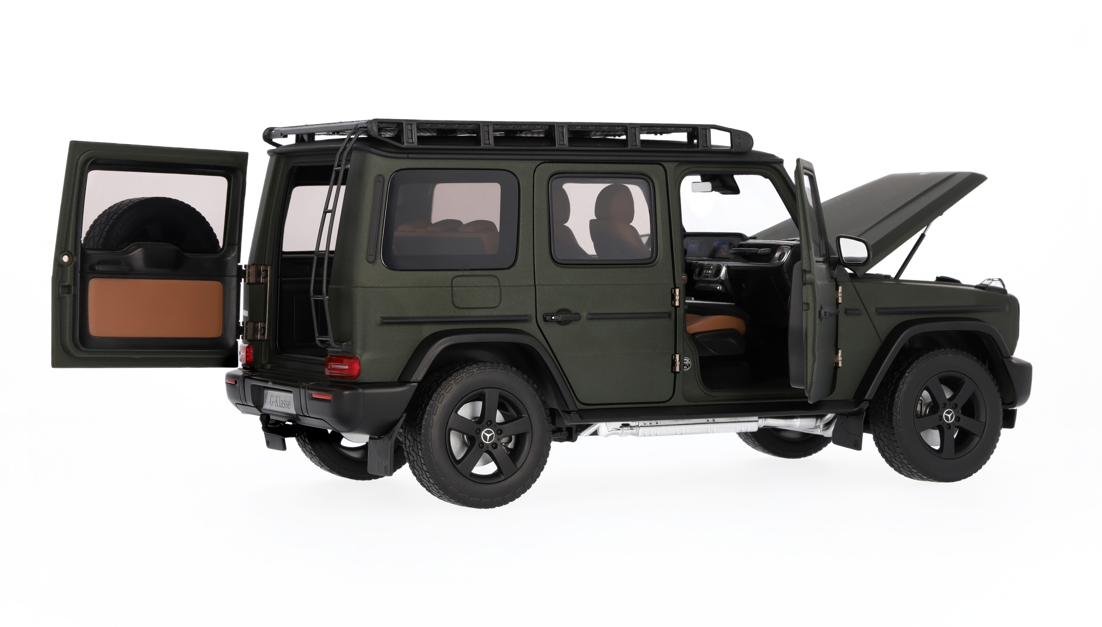 G-Class, Terrängbil, PROFESSIONAL Line, W465 - MANUFAKTUR oliv magno, Norev, 1:18