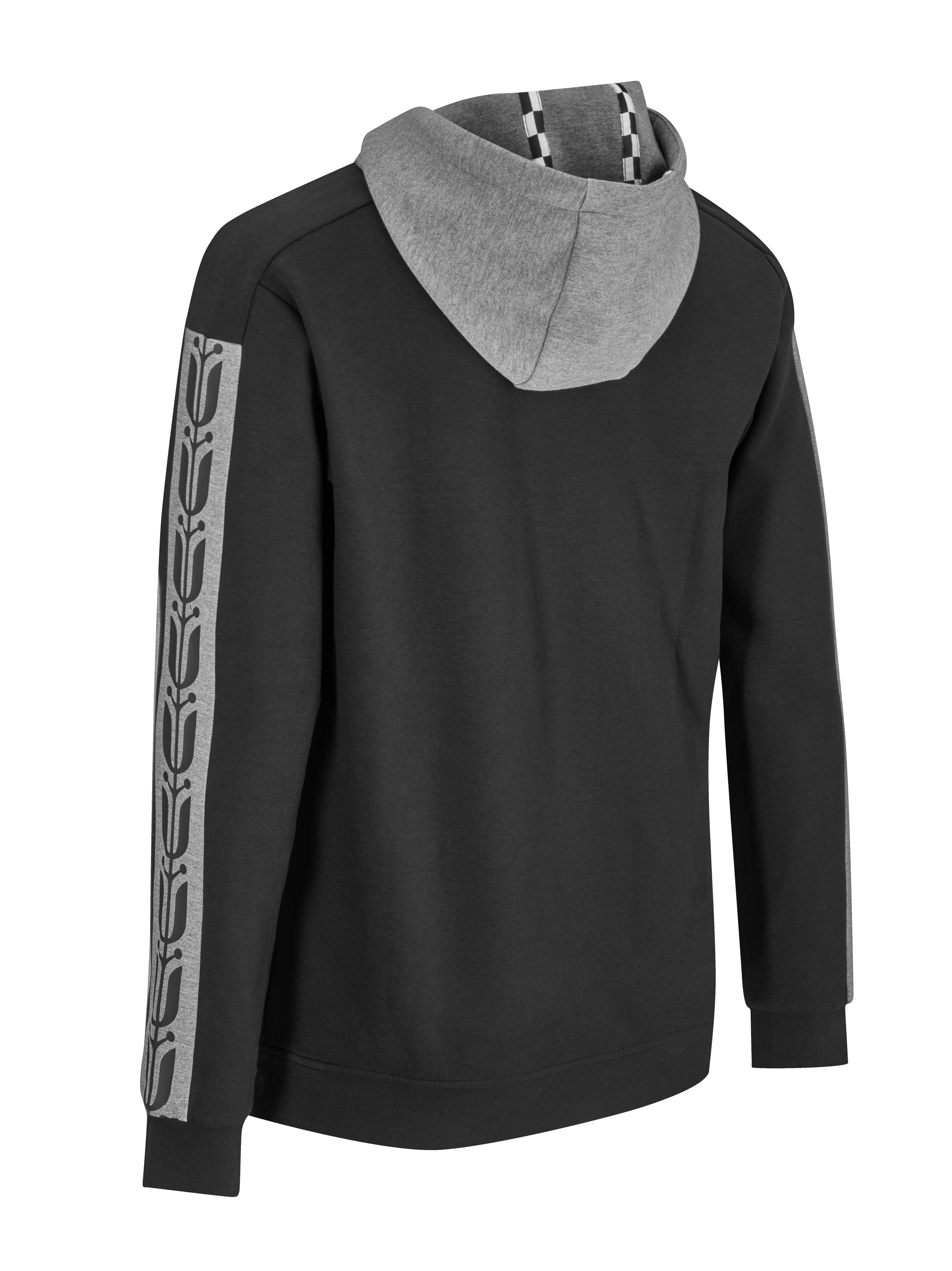 Sweathoodie - svart, S