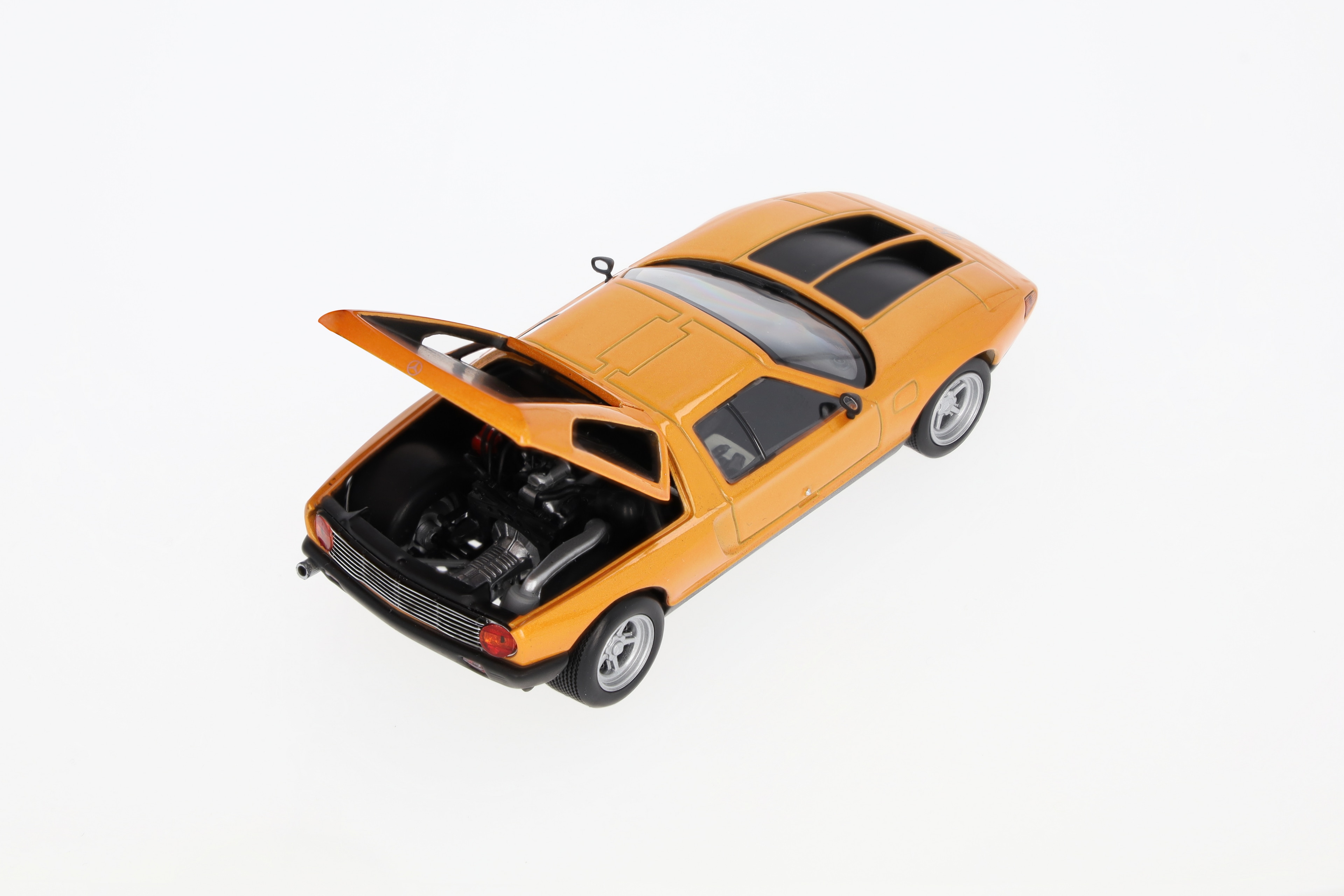 Experimentfordon C 111 / II (1970) - vithöst, Minichamps, 1:43