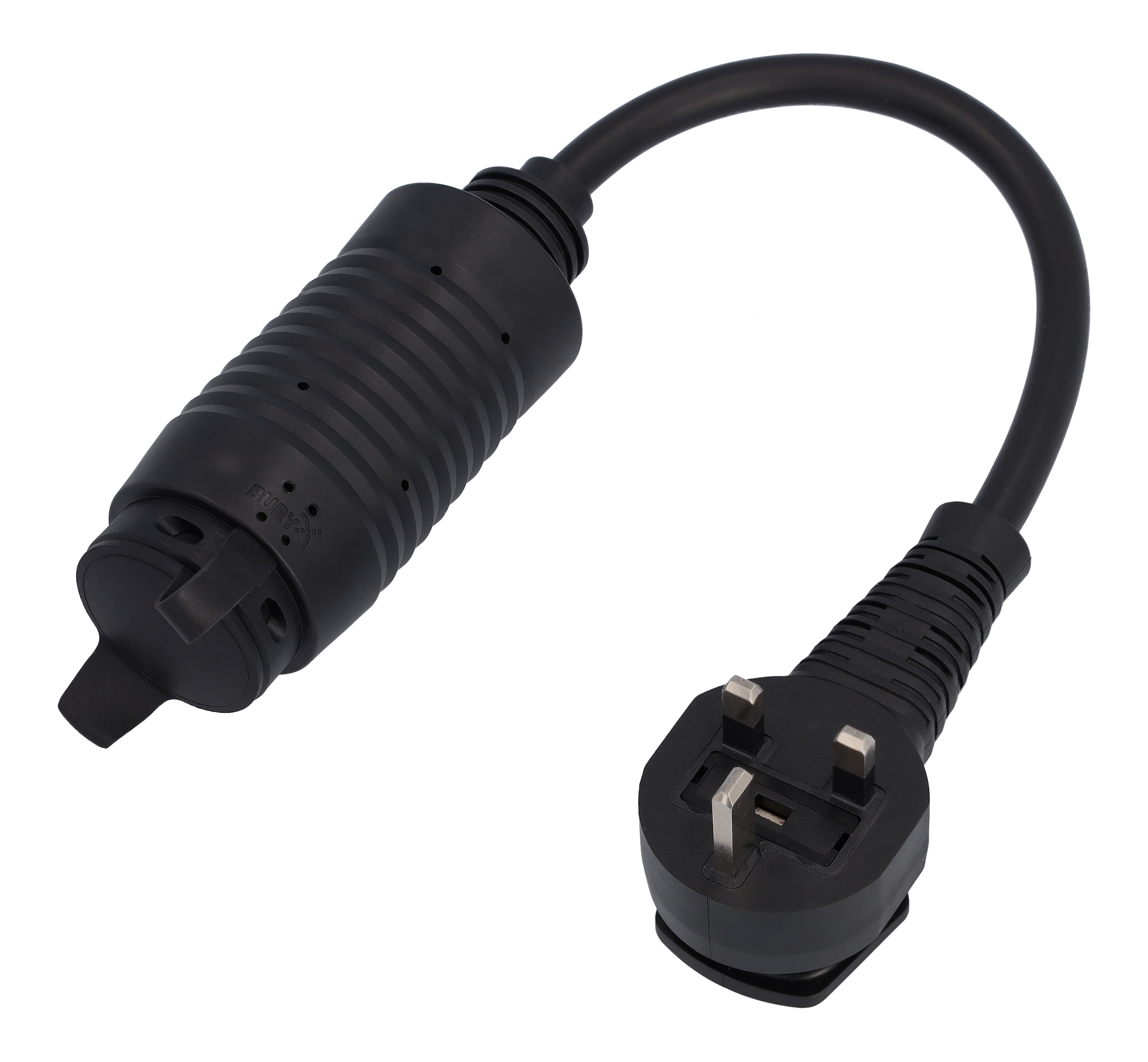 Flexibelt laddningssystem Pro, Adapter, Typ G (UK) - Plast, svart, Vänsterstyrda/högerstyrda bilar