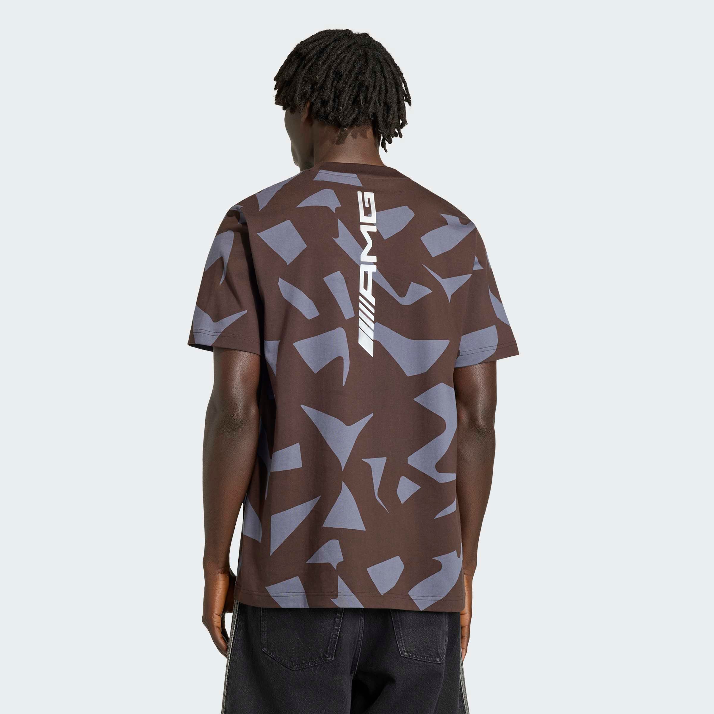AMG T-Shirt Unisex - mörkbrun, M