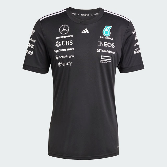 T-shirt dam, Förare, Mercedes-AMG F1 - svart, XXS