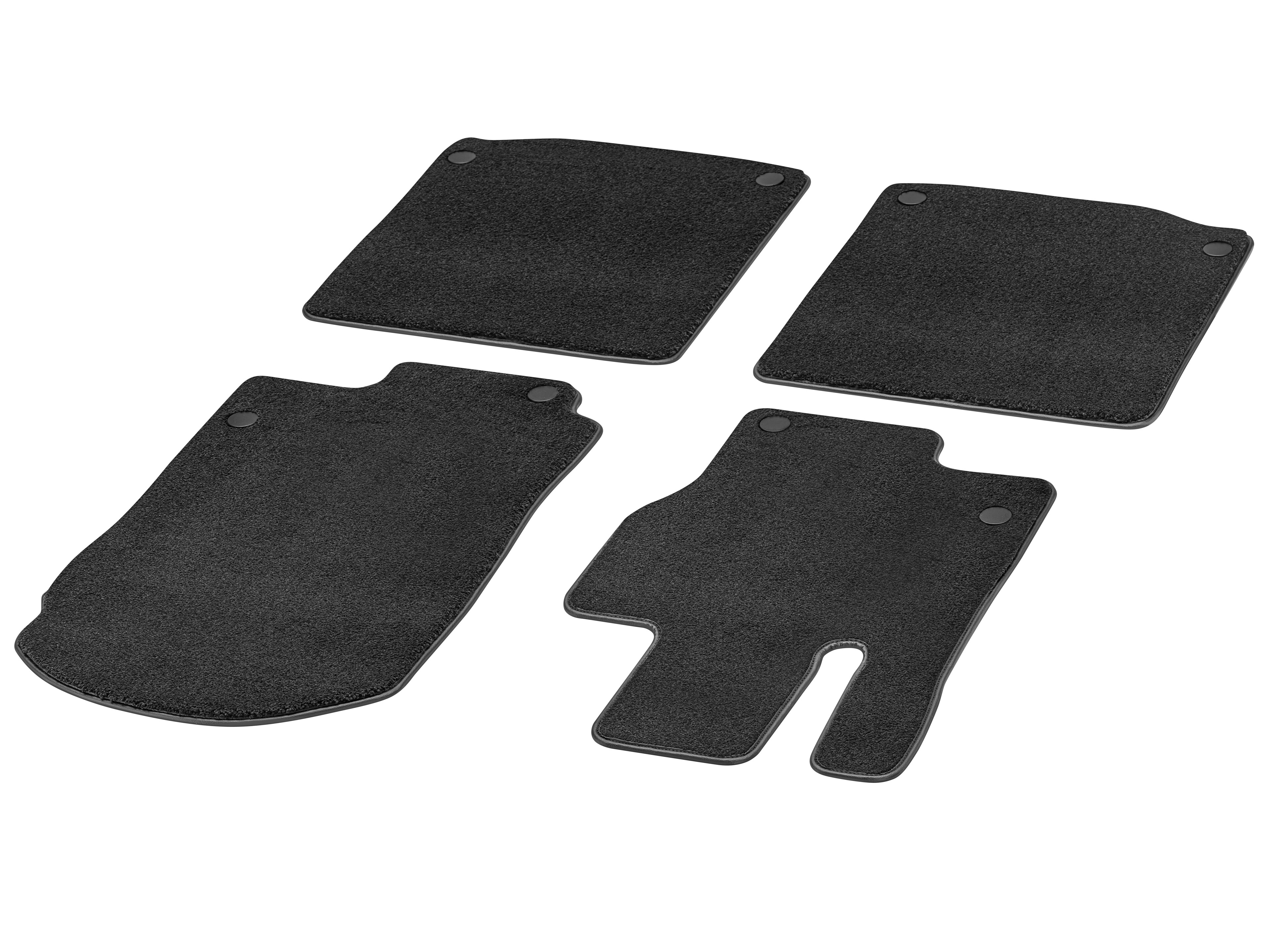 Bilmattor EXCLUSIV, Set, 4-delat, X167 Maybach - Vänsterstyrda bilar, svart