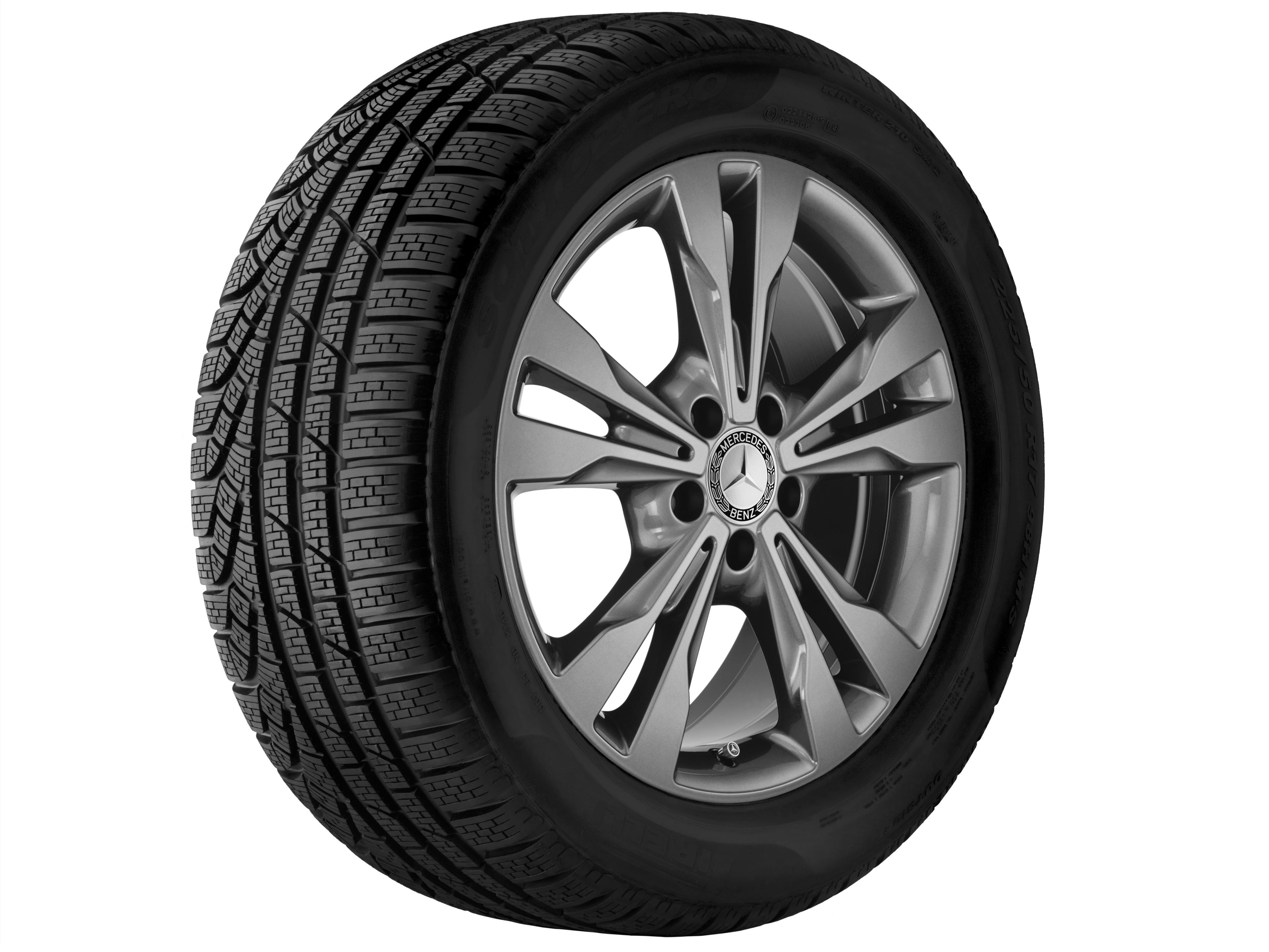 Fälg i 5-dubbelekerdesign, 45,7 cm (18 tum) - 7,5 J x 18 ET 52, tremolitmetallic, lackerad