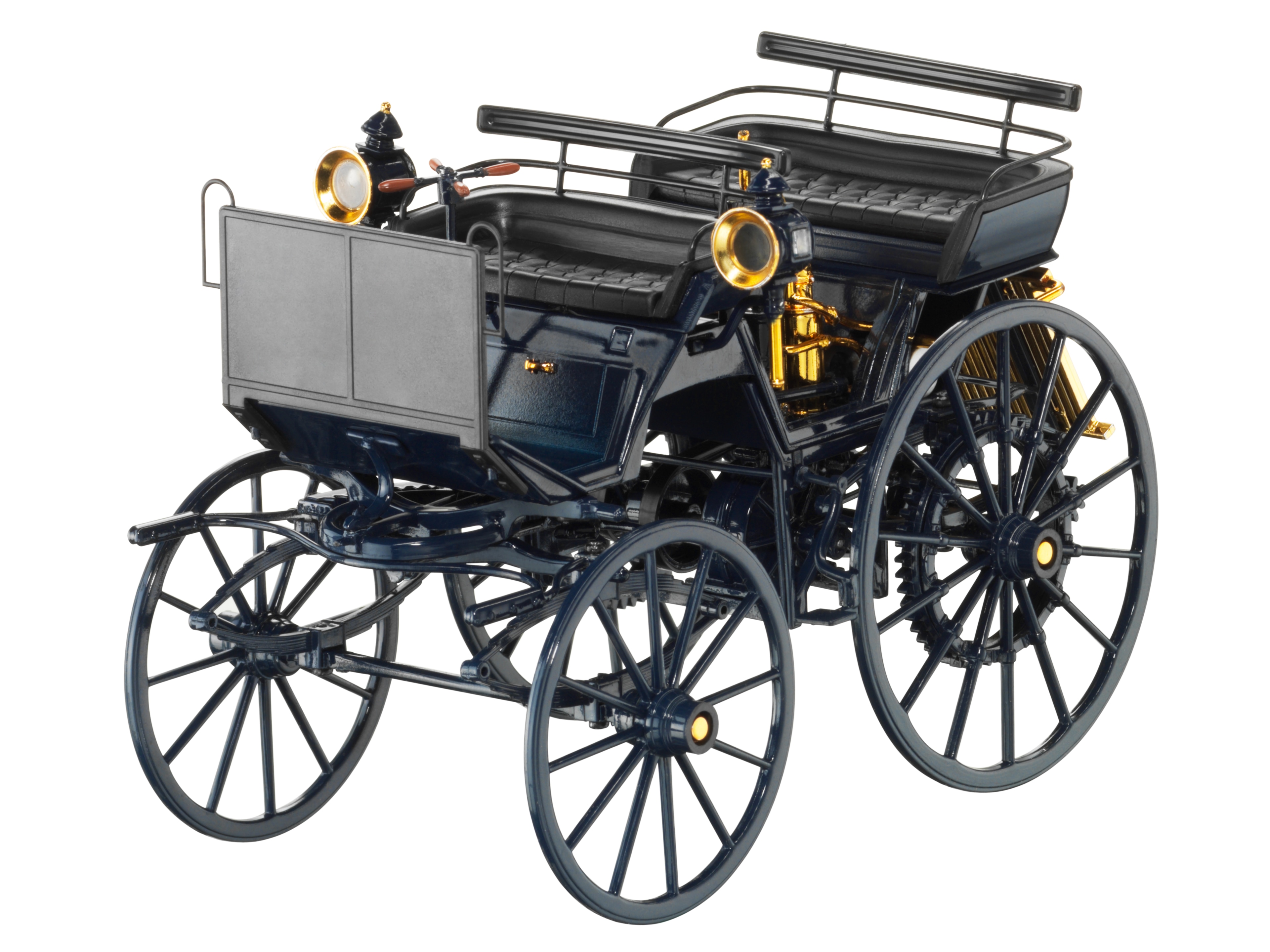 Daimlers motordroska (1886) - blå, Norev, 1:18