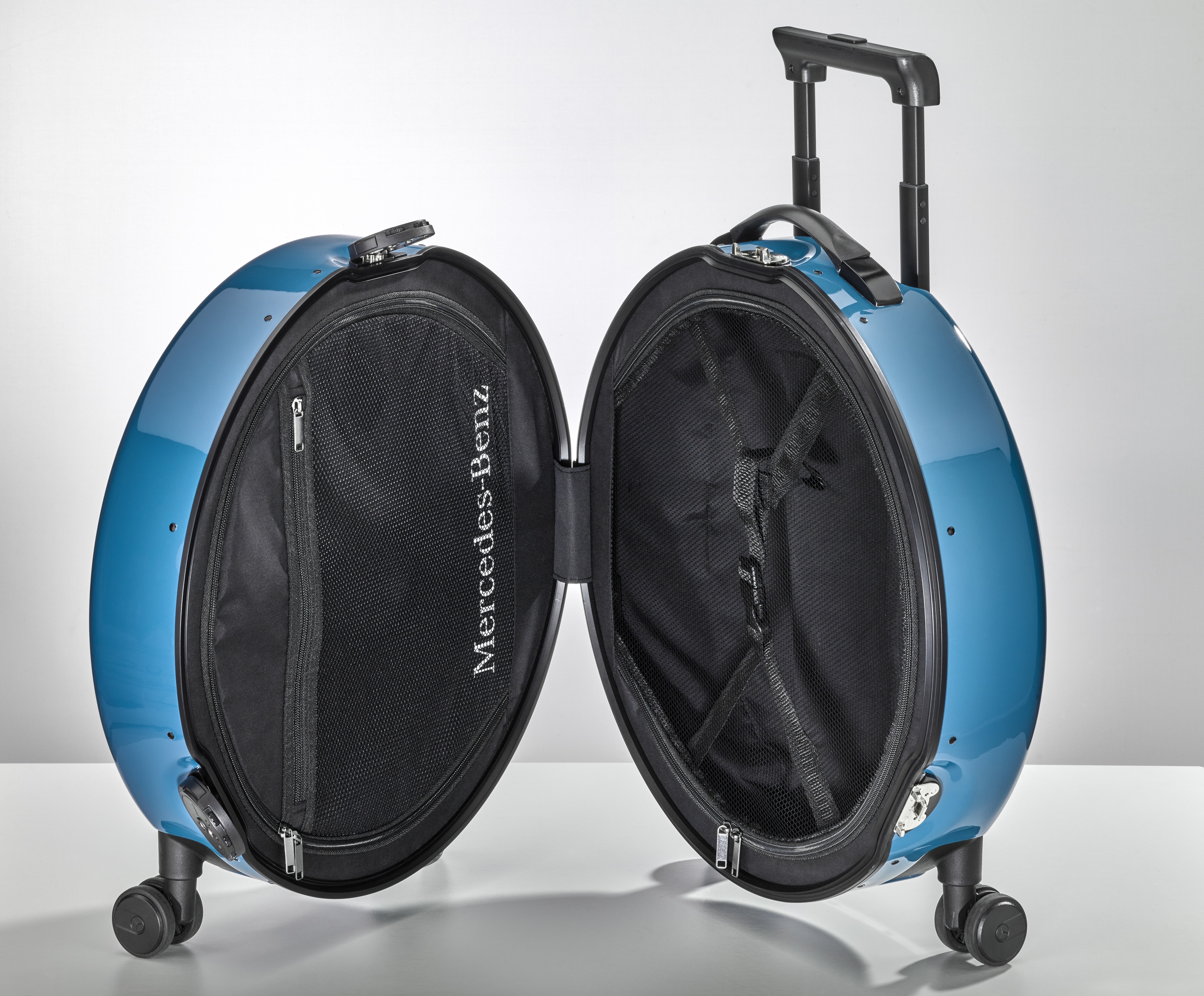Resväska, G-Class - blå, Polykarbonat / Polyester, 45 l