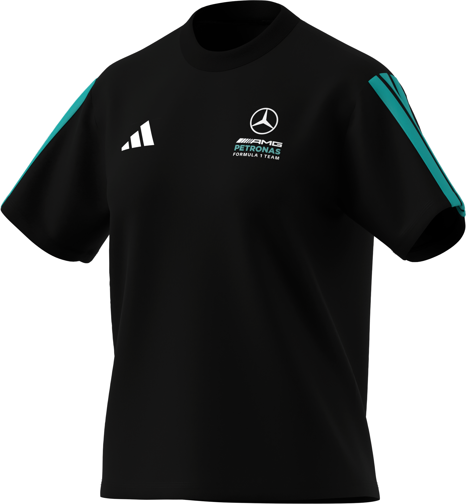 T-shirt dam, Mercedes-AMG F1 - svart, M