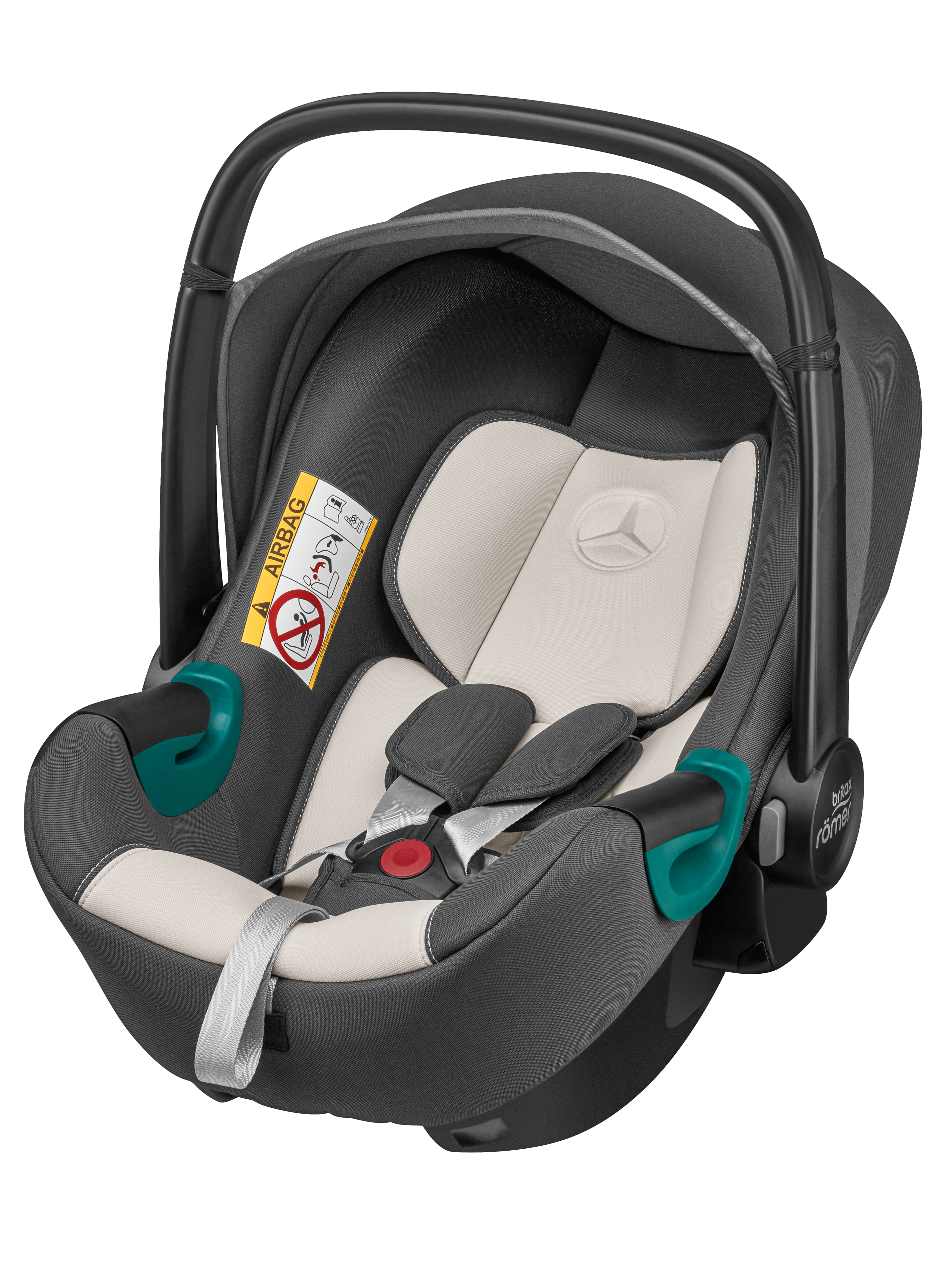 Barnstol BABY-SAFE, 3 i-Size, ECE - antracit / beige