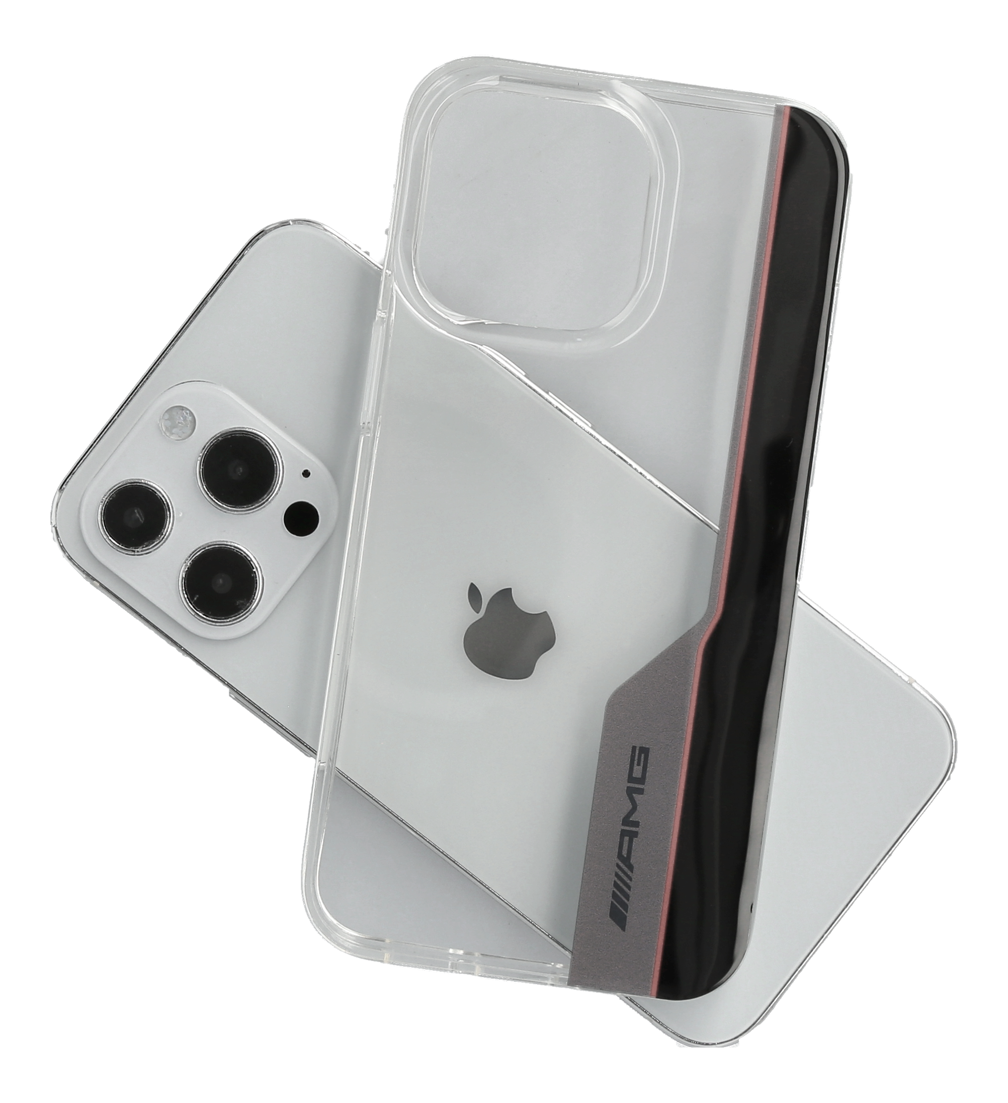 AMG skal för iPhone® 13 Pro - transparent, Polykarbonat / TPU